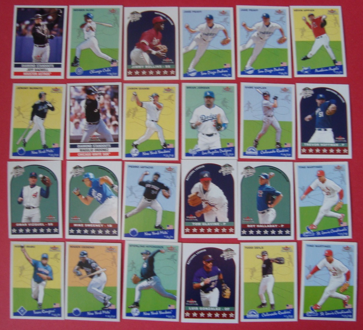 Lot over (1100) 2002 Fleer Tradition Update BASEBALL cards