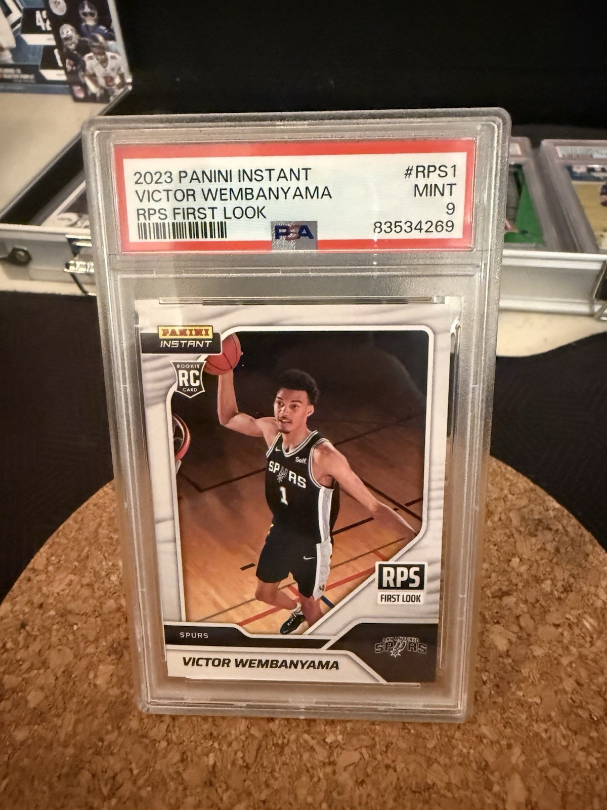 Panini Instant Victor Wembanyama Rookie RPS First Look RPS-1 /16791 PSA 9 Spurs