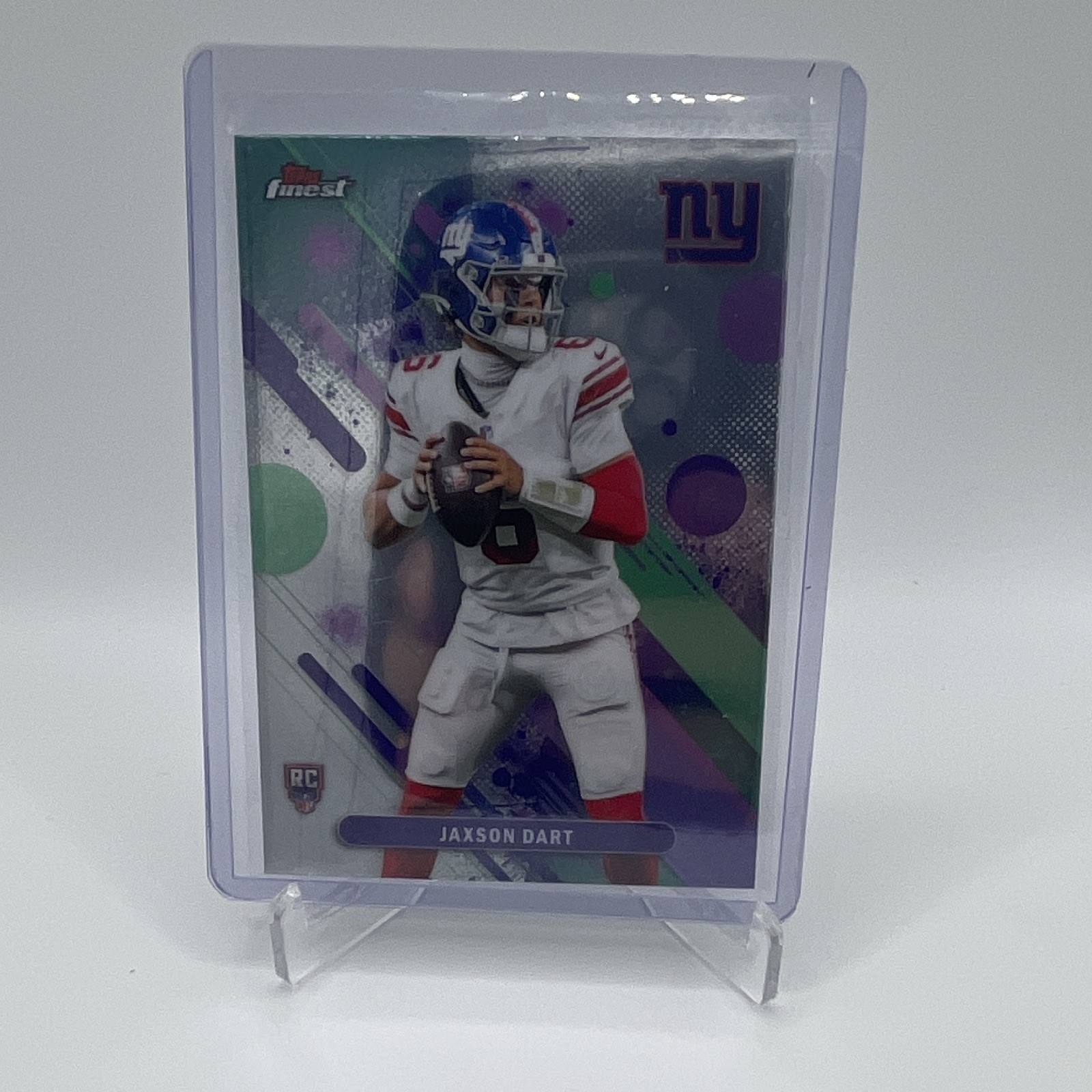 Topps 2025 Topps Chrome Football Jaxson Dart RC Rookie Card #306