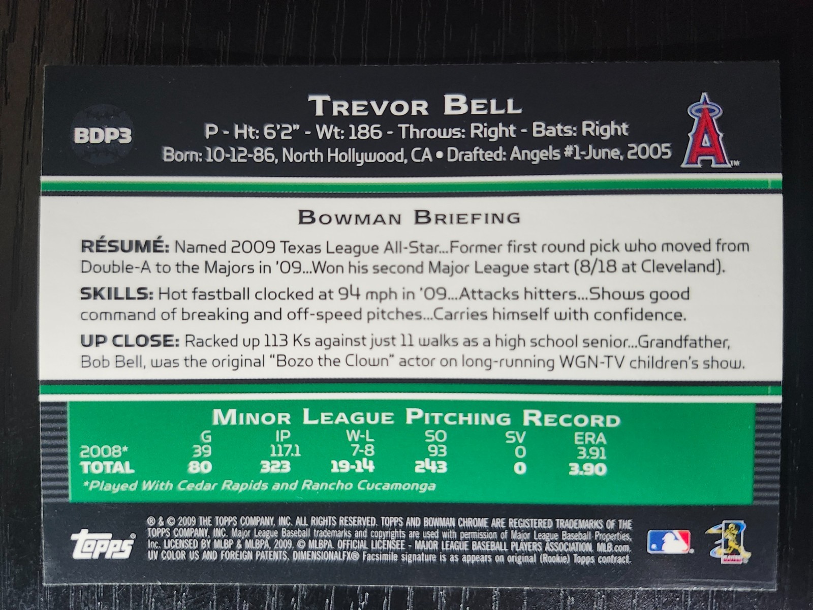2009 Bowman Draft Picks & Prospects Chrome *You Choose* Complete Your Set!!