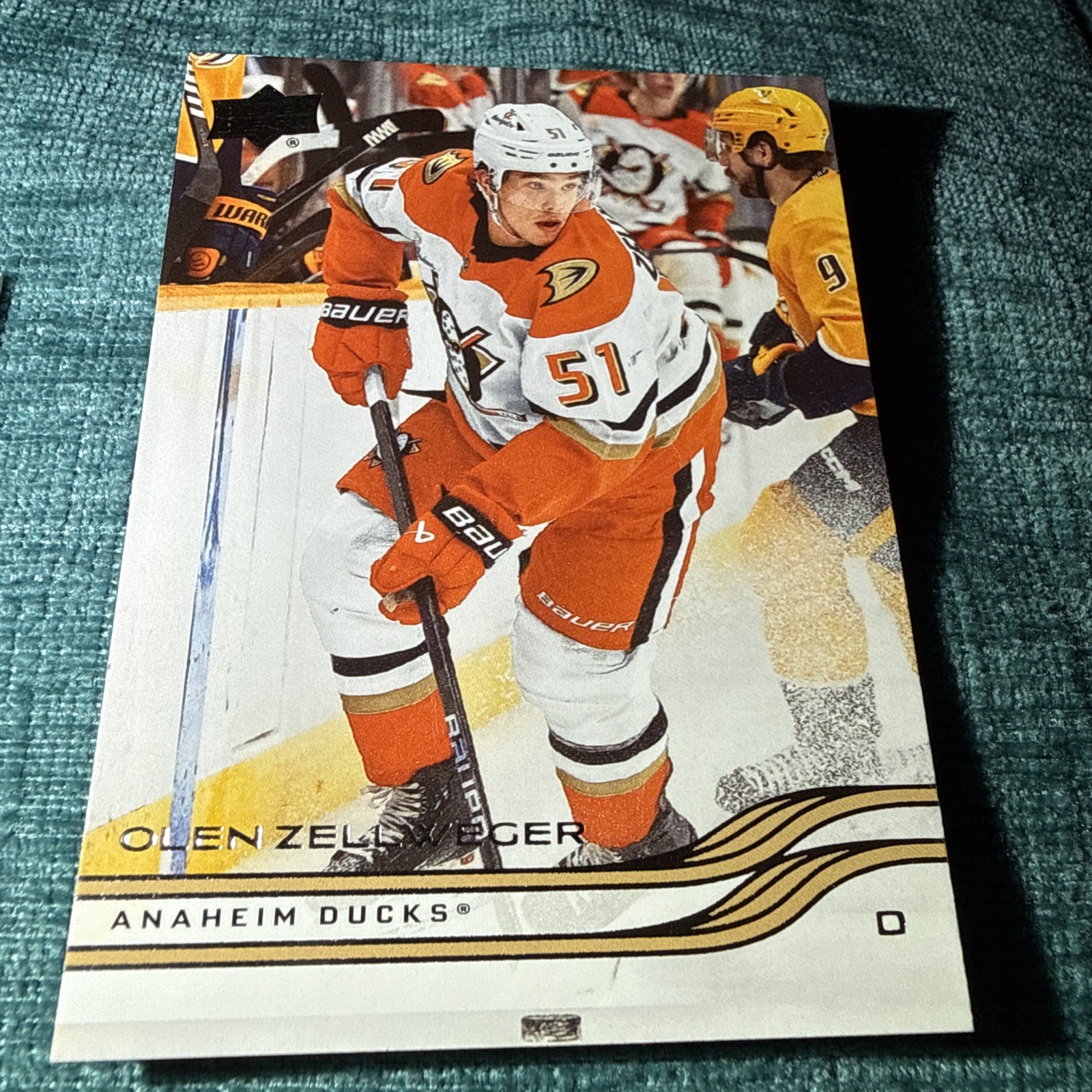 2025-26 Upper Deck #251 – Olen Zellweger – Anaheim Ducks