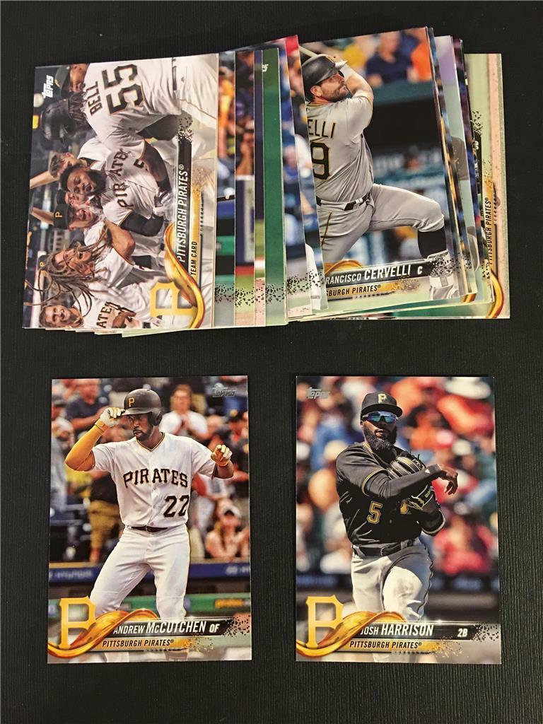 2018 Topps Pittsburgh Pirates Team Set Series 1 2 Update 30 Cards