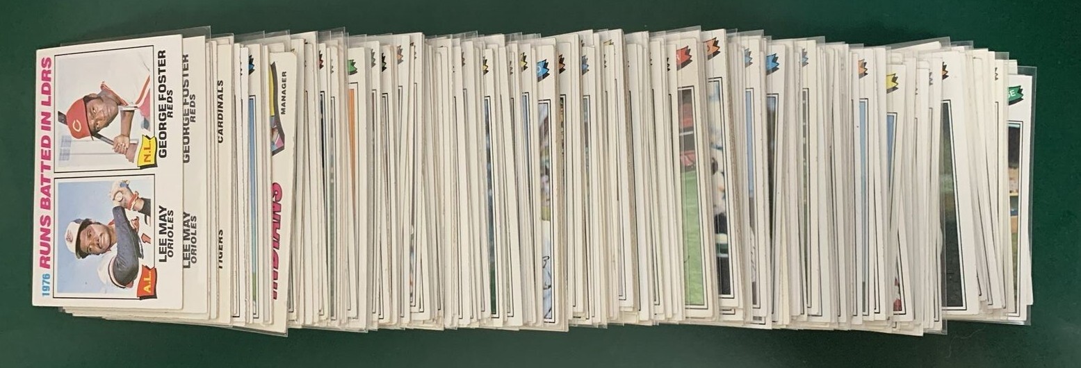 1977 Topps Baseball SET BREAK singles – stars, commons, rookies, HOFers, #1-220