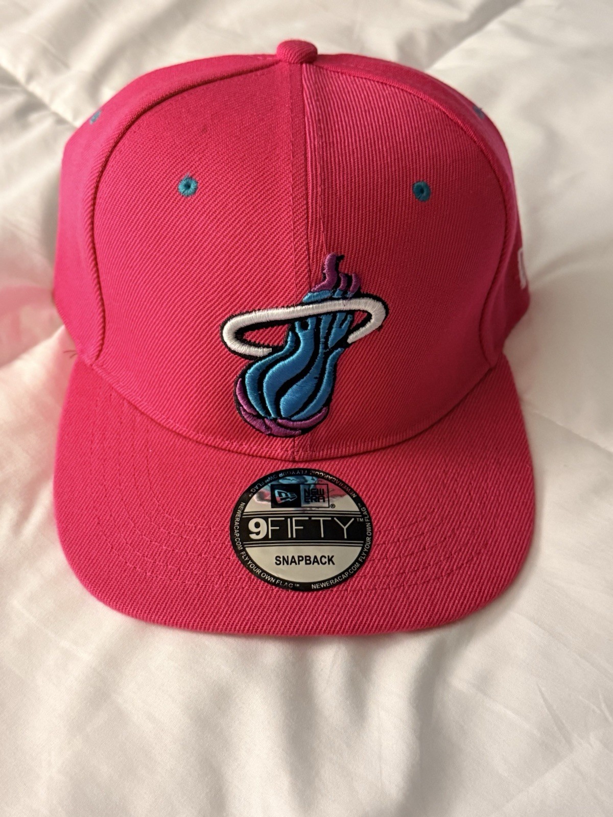Miami Heat NBA Team Pink Snap Back 59fifty New Era Official