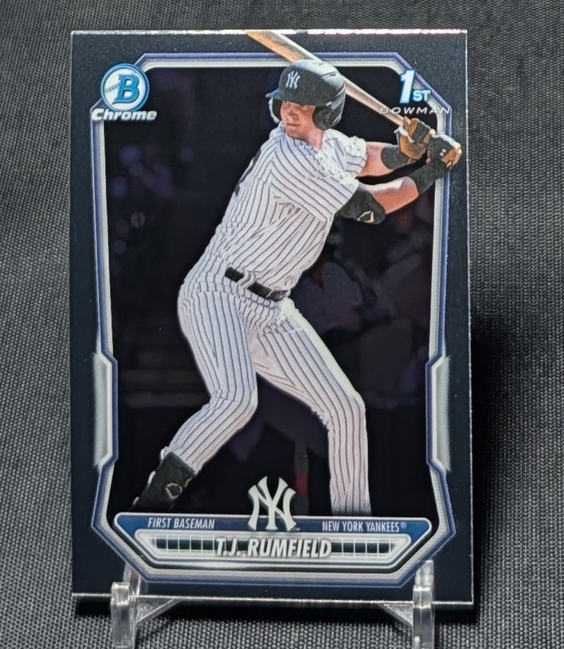 T.J. Rumfield 1st Chrome Prospect Rookie RC 2026 Bowman Card #BCP-134 Rockies