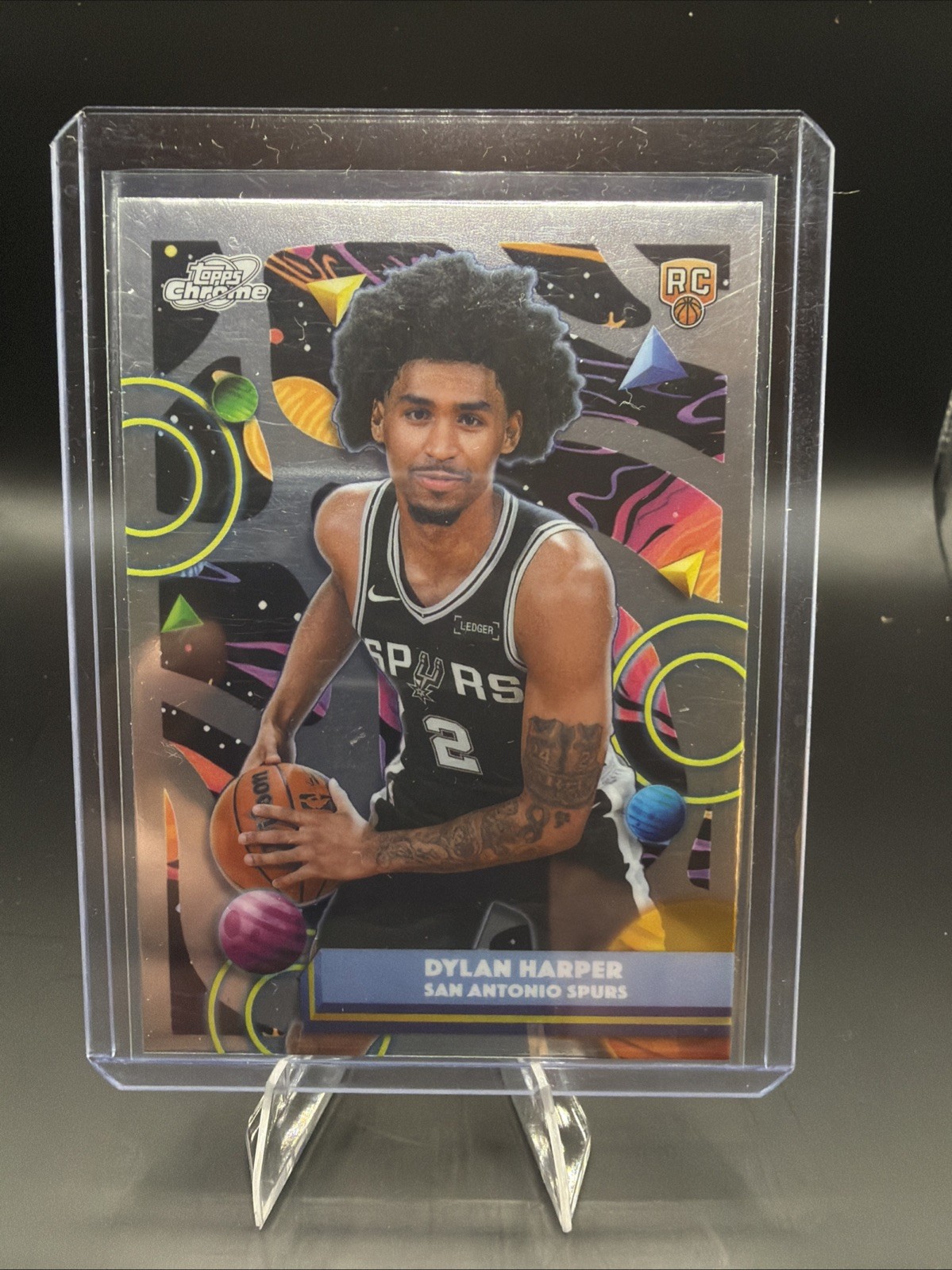2025-26 Topps Cosmic Chrome Dylan Harper RC Rookie #186 Spurs