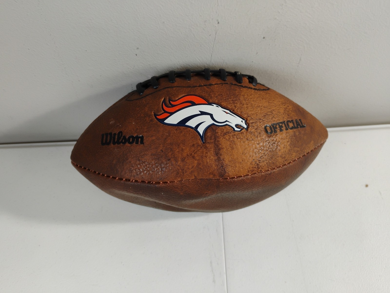 Denver Broncos Official NFL Wilson Mini Football Logo WTF1549