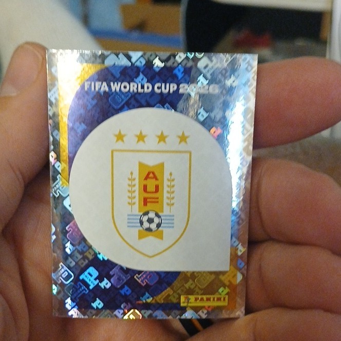 Panini FIFA World Cup 2026 Uruguay URU 1 Club Badge/Logo Foil Sticker