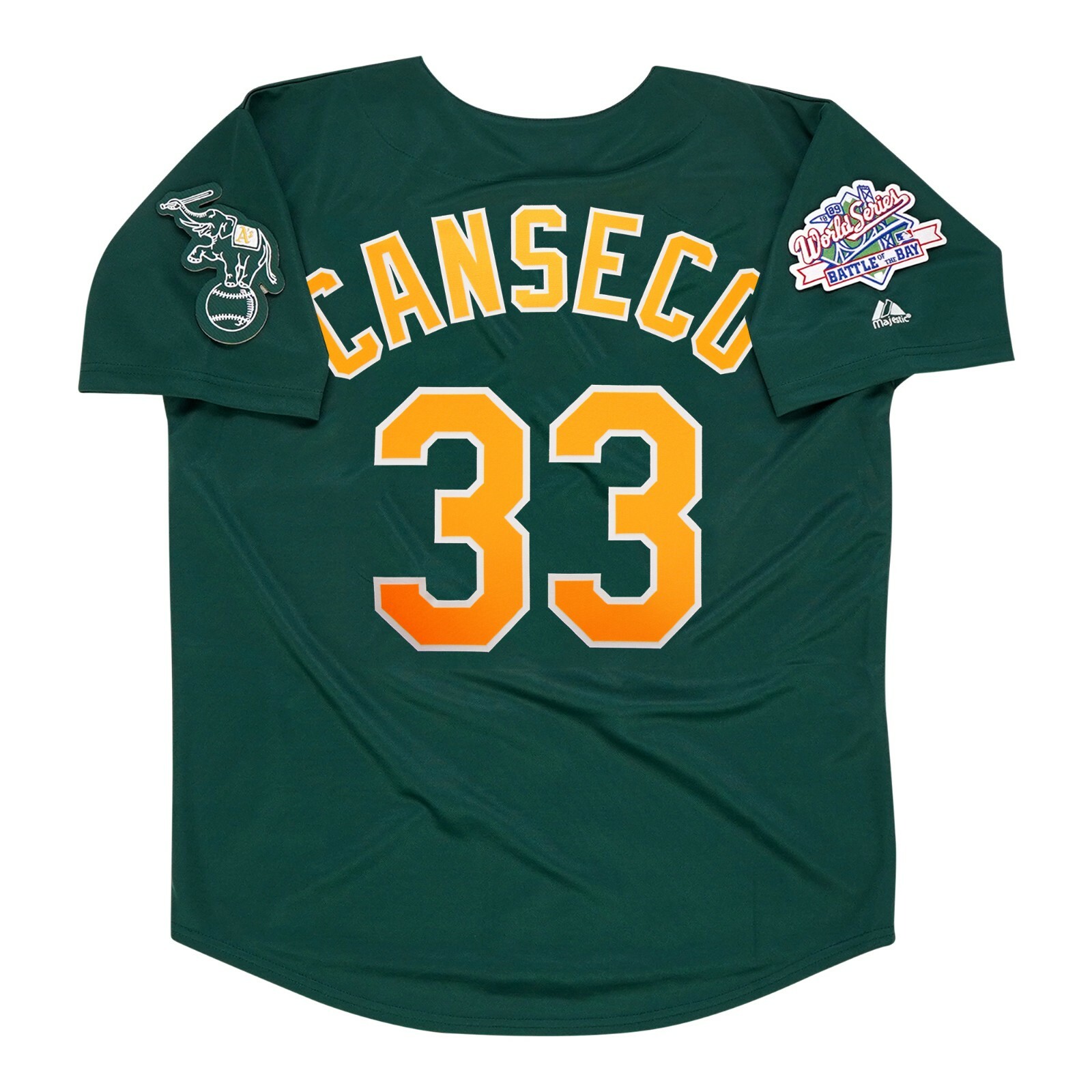 Jose Canseco Oakland Athletics 1989 World Series Alternate Green Men’s Jersey