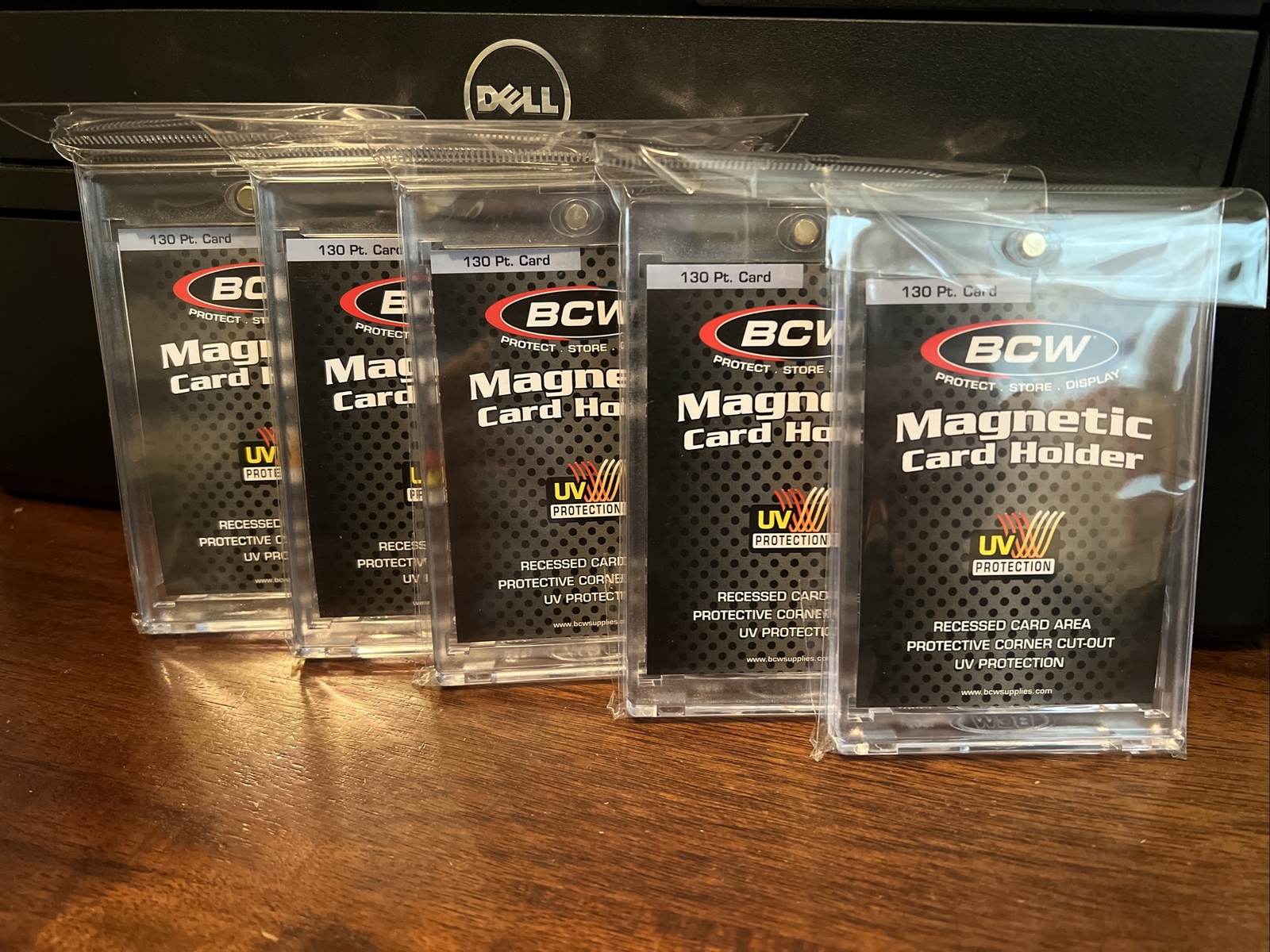 BCW Magnetic Card Holder 130pt Point with UV Protection – Lot of 5 holders