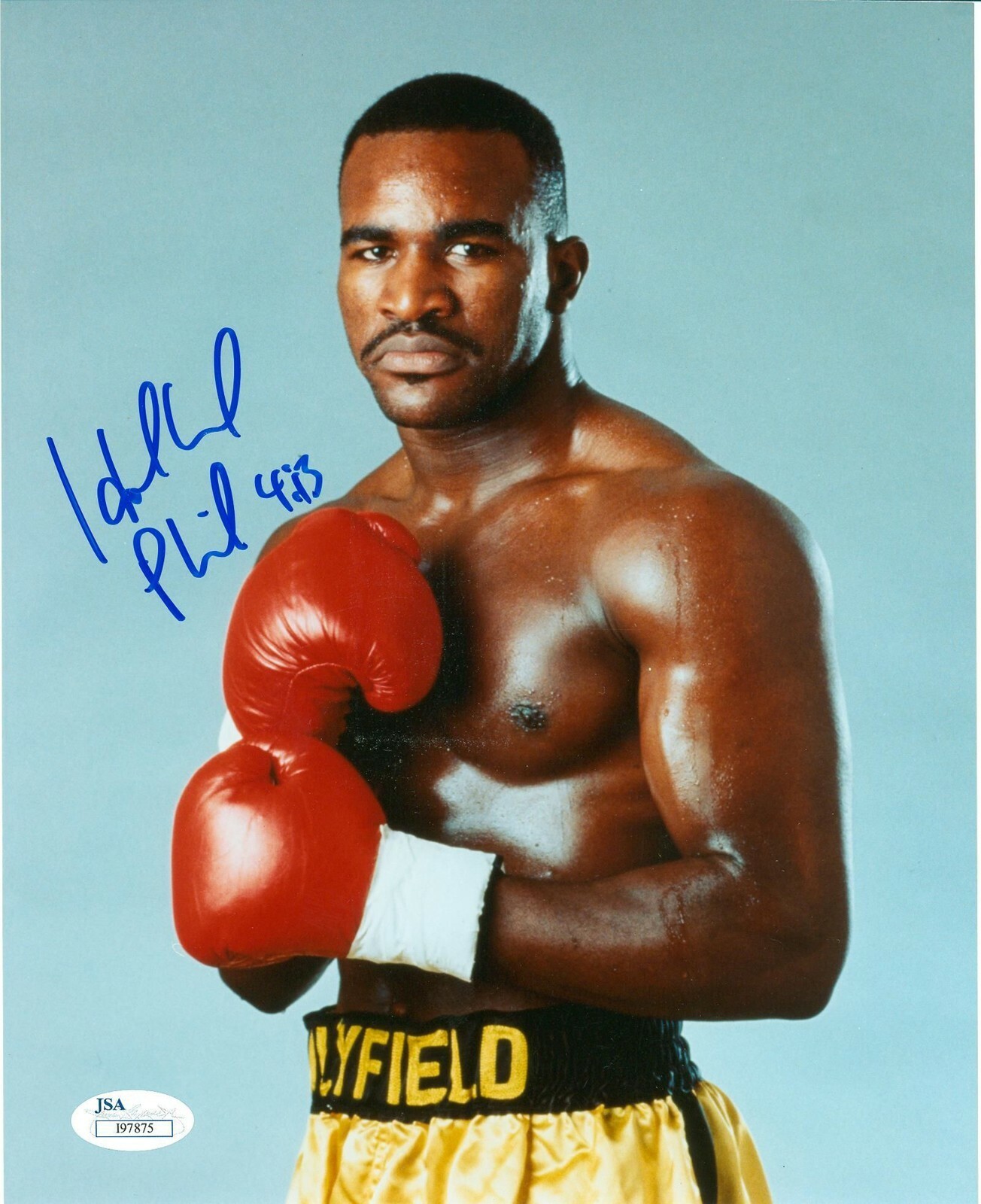 Evander Holyfield Reproduction signed archival quality photo
