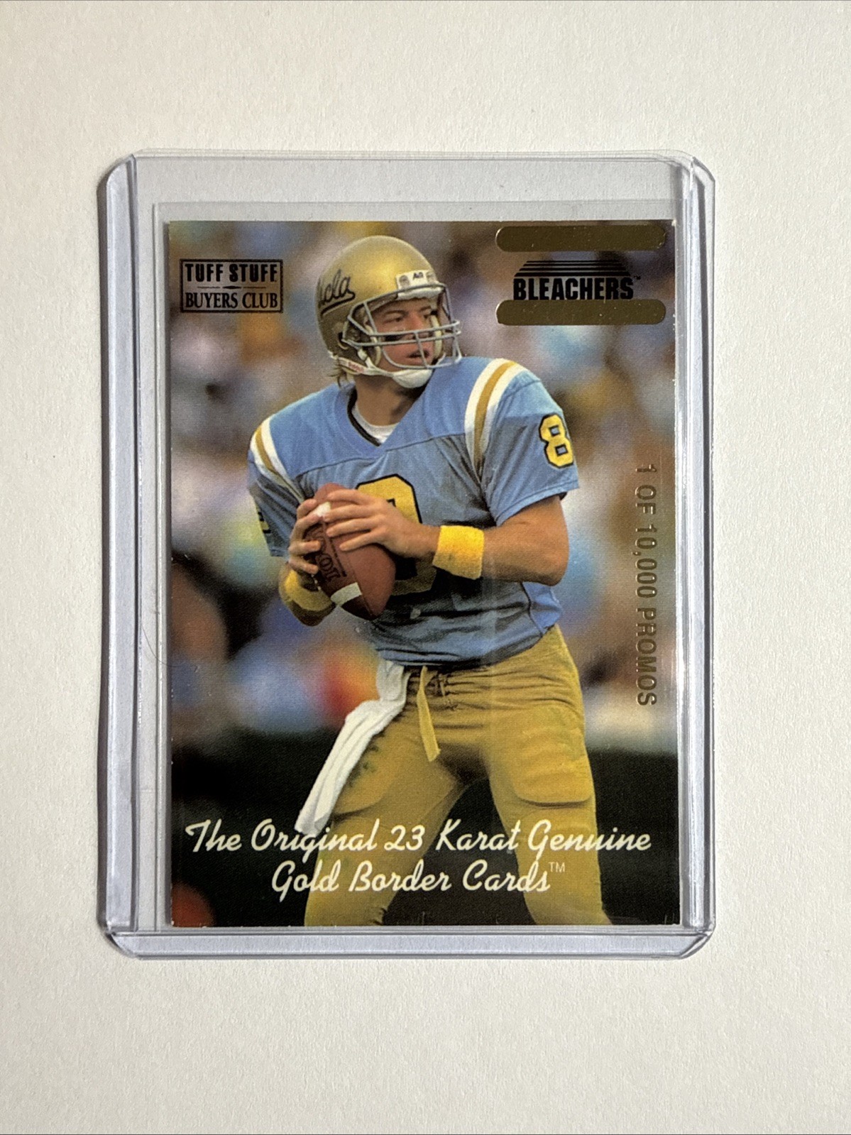 Troy Aikman – 1993 Bleachers Tuff Stuff Buyers Club /10000 Promo Dallas Cowboys