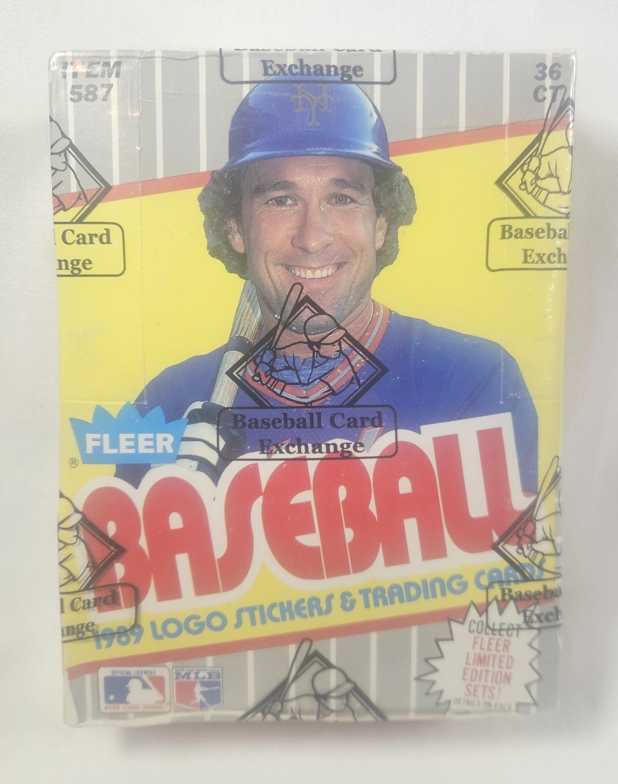 1989 Fleer Baseball Unopened Wax Box BBCE Wrapped, Sealed & Authenticated