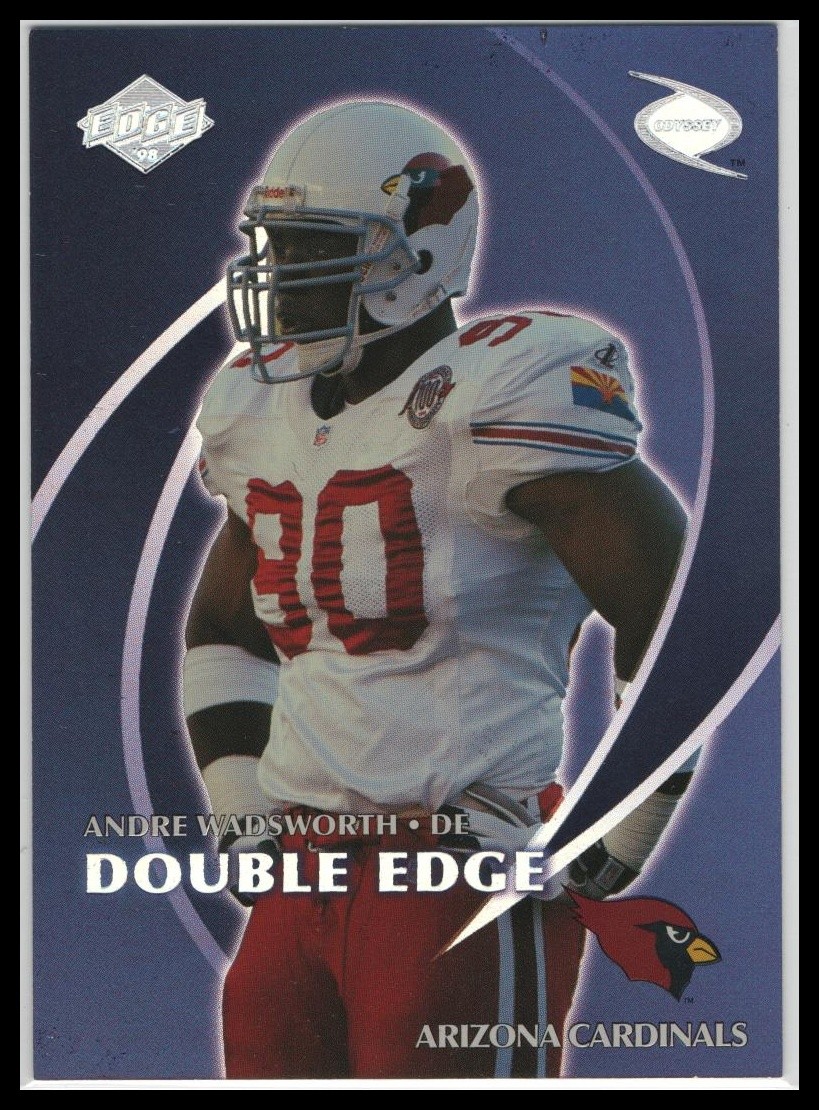 1998 Collector’s Edge Odyssey #9B Andre Wadsworth / Reggie White Double Edge