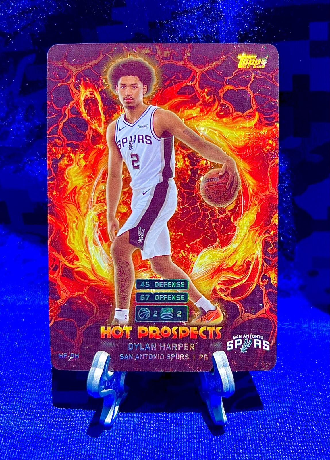 DYLAN HARPER 2025 Topps Hot Prospects HOLO FOIL #HP DH rookie SPURS
