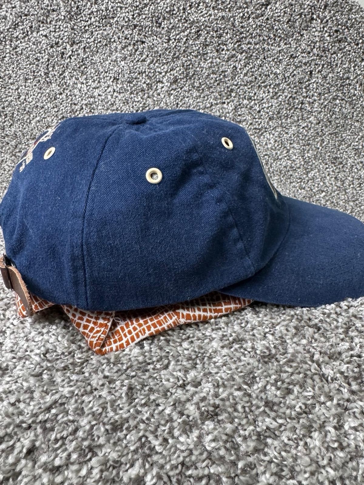 New York Black Yankees Hat Cap Strapback One Size Blue Blue Marlin Adjustable