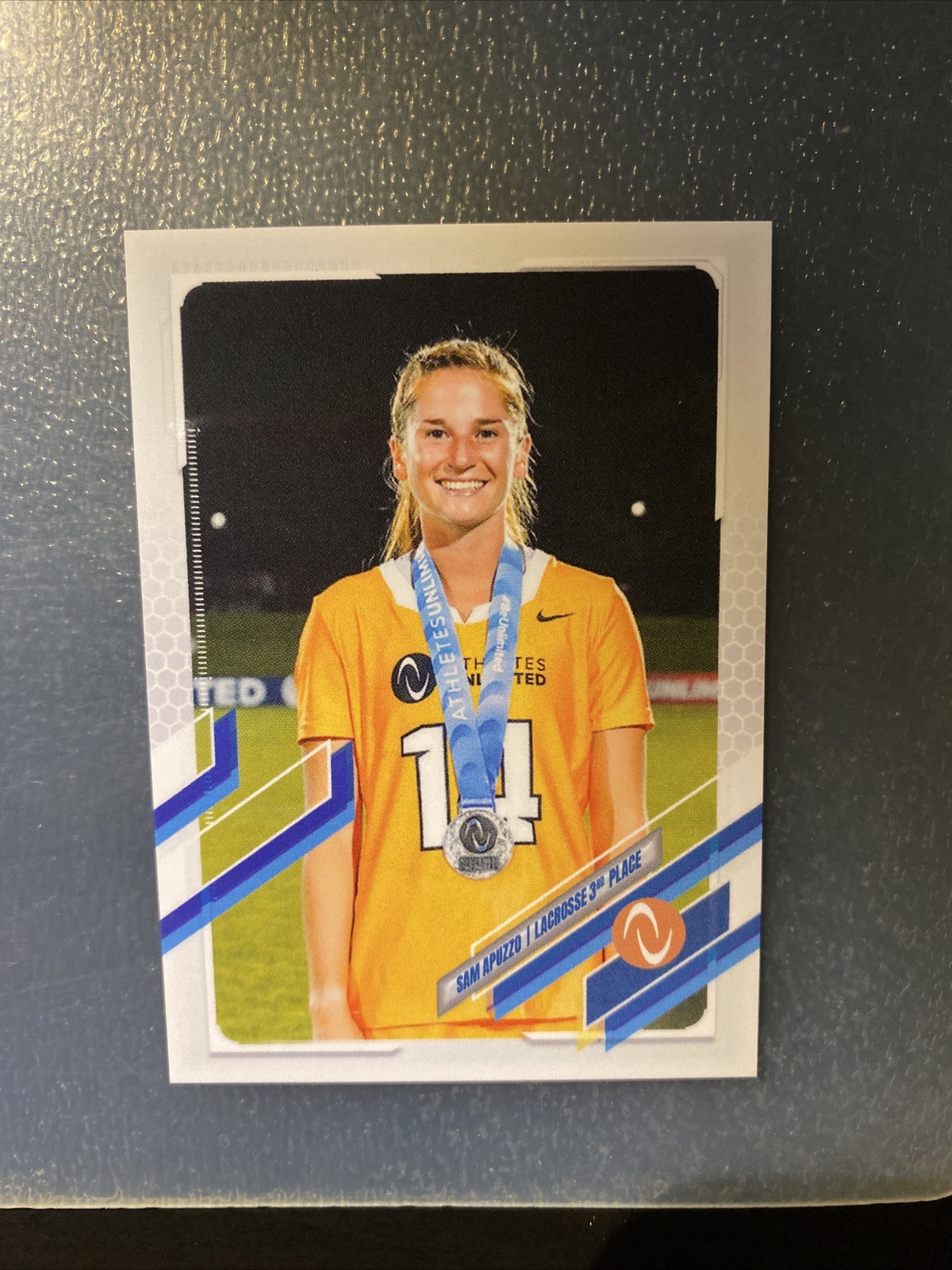 2021 Topps On Demand Athletes Unlimited CHAMPIONSHIP card SAM APUZZO
