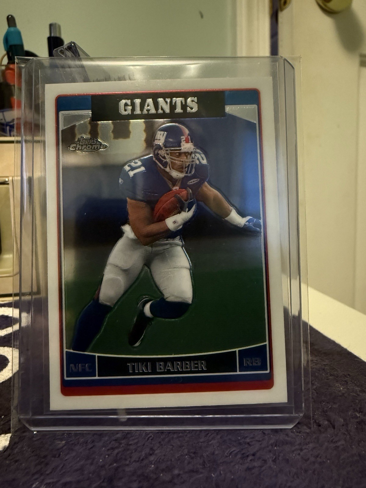 2006 Topps Chrome Tiki Barber #88 New York Giants 931