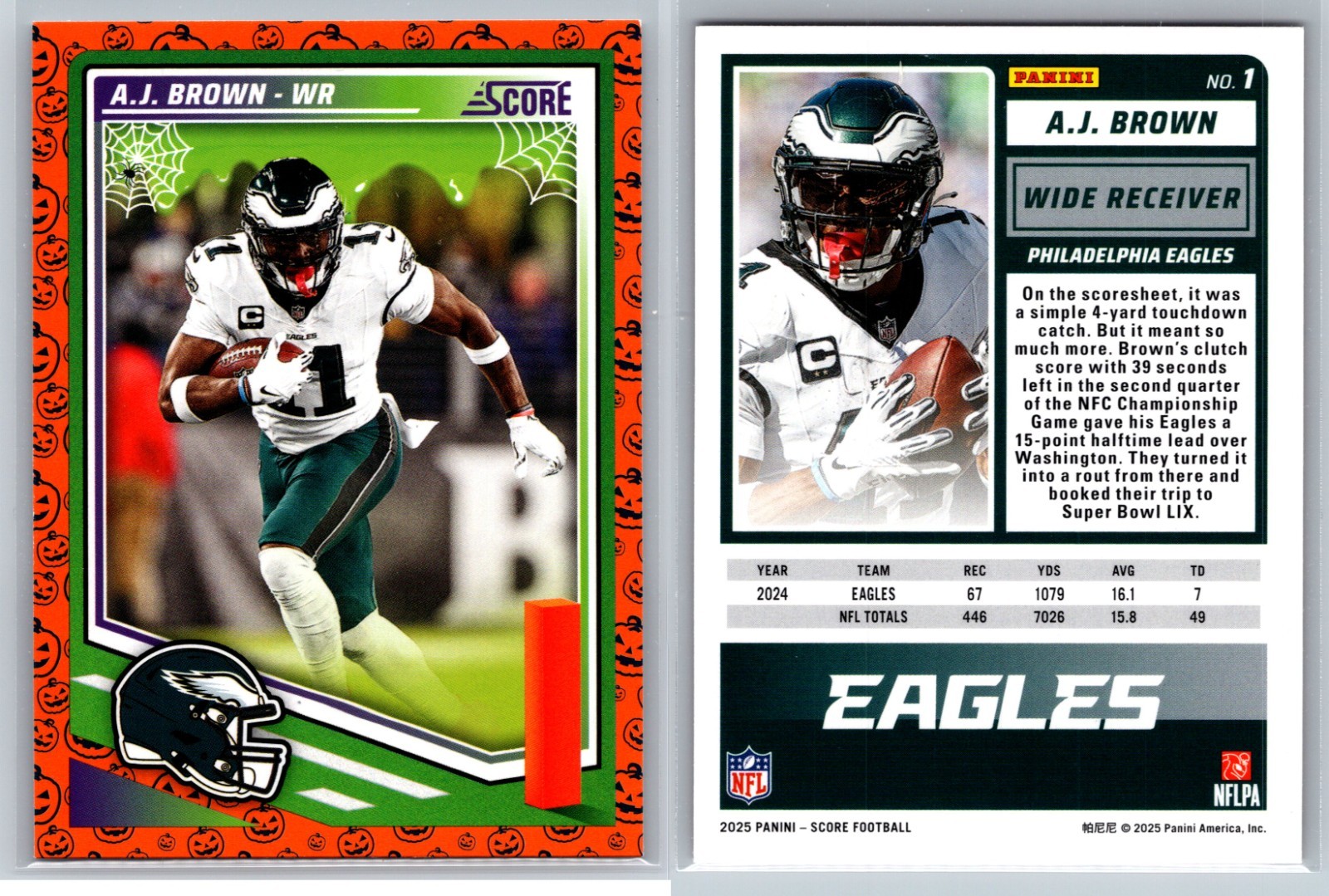 2025 Panini Score-A-Treat Football BASE #1-200 You Pick & Complete Your Set!