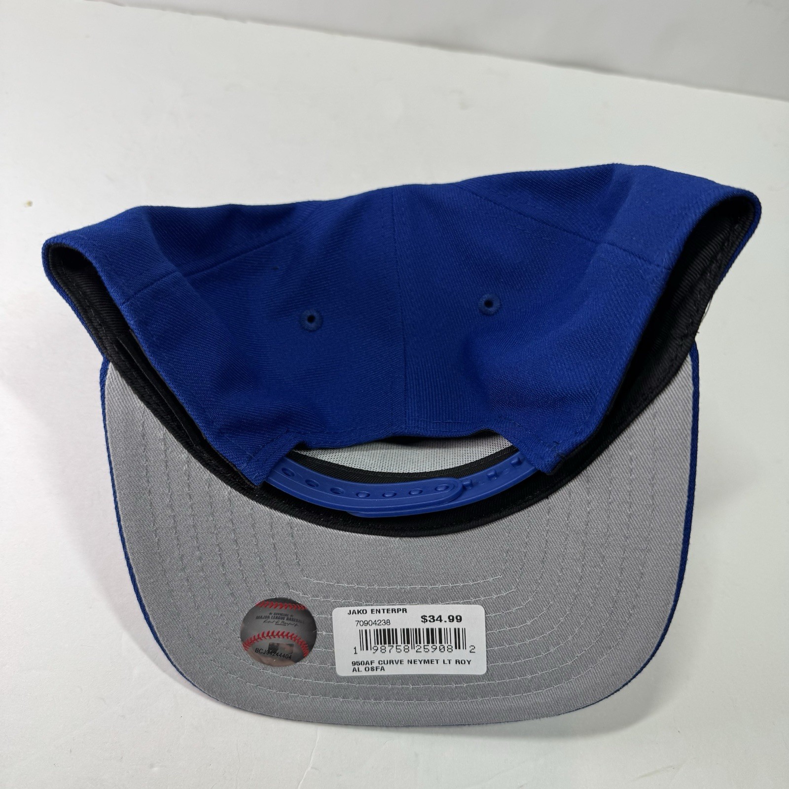 New York Mets New Era Upside Down 9FIFTY A-Frame Snapback Curve Blue Hat Cap NWT