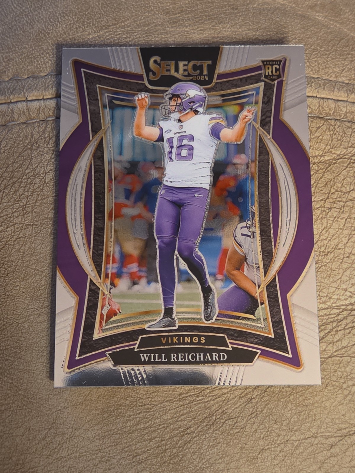 2024 Panini Select #21 Will Reichard Rookie Minnesota Vikings