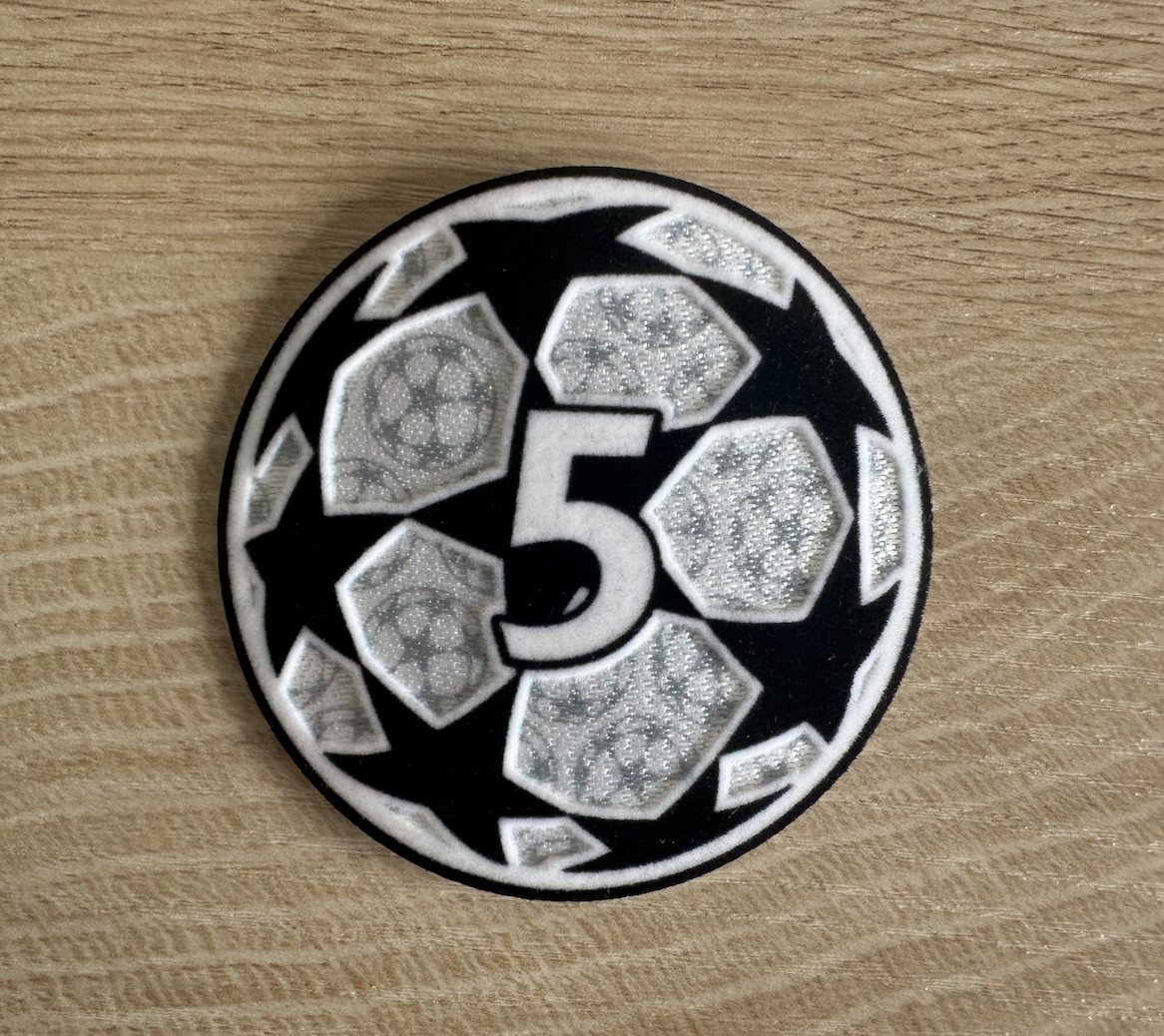 UEFA Champions League Starball + Foundation Patch Badge Set UCL
