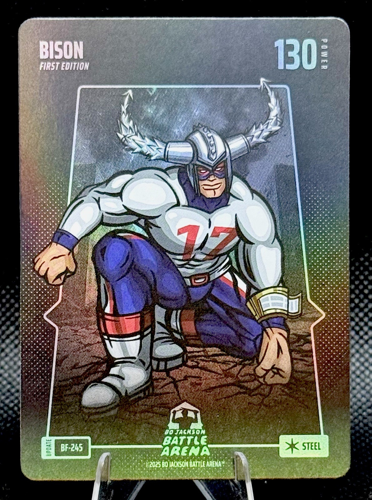 JOSH ALLEN 2025 Bo Jackson Battle Arena BISON BATTLEFOIL STEEL #BF-245