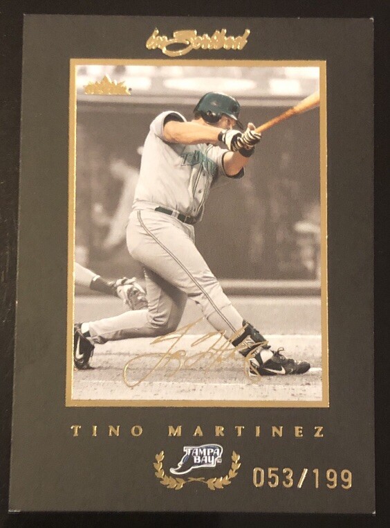 2004 Fleer Inscribed #68 TINO MARTINEZ Gold SP #d 53/199!