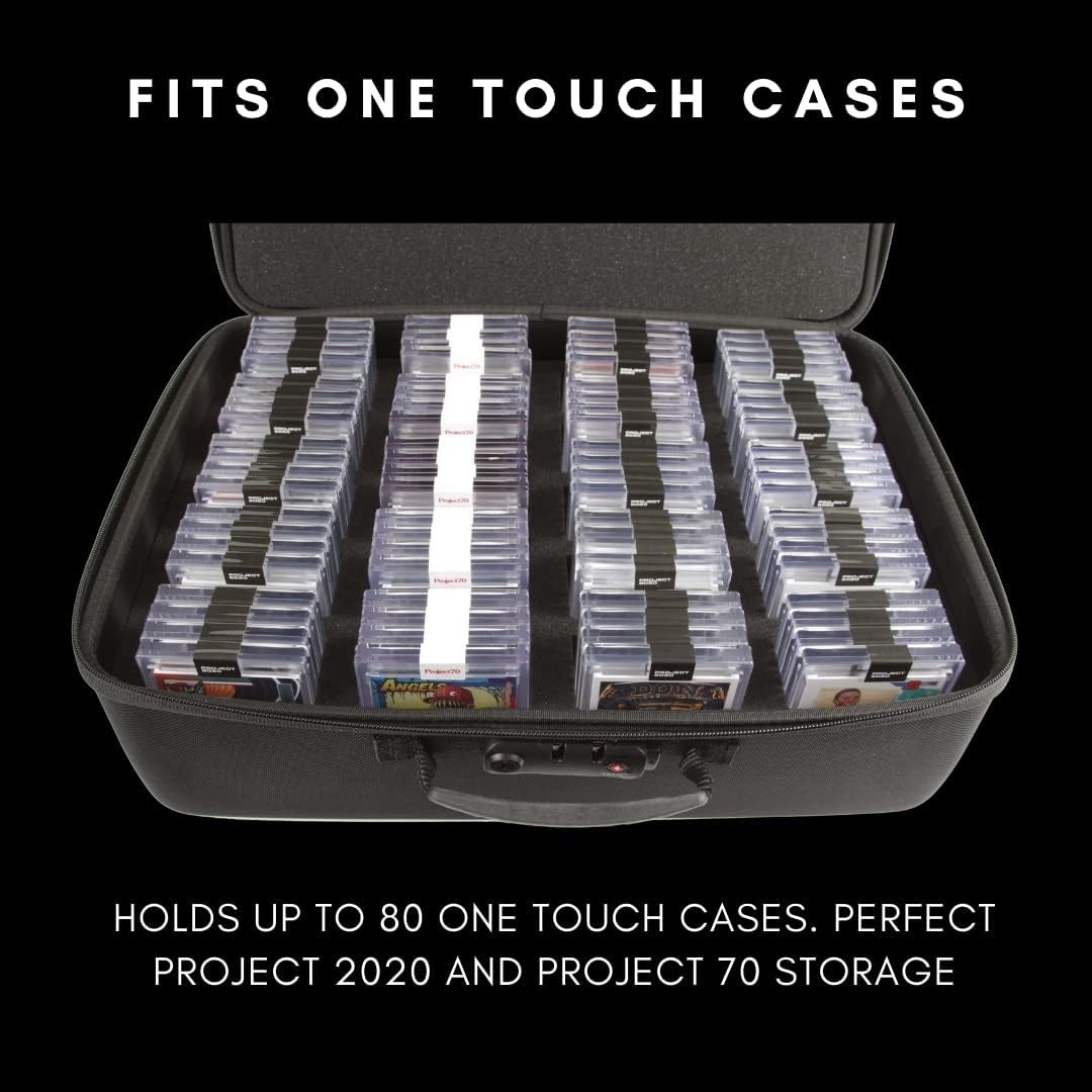 Lockable Sports Card Deck Box Fits Up to 400 Sleeved Cards