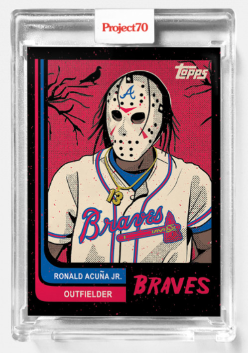 2021 TOPPS PROJECT 70 RONALD ACUNA JR. BY JEFF STAPLE CARD #459 BRAVES