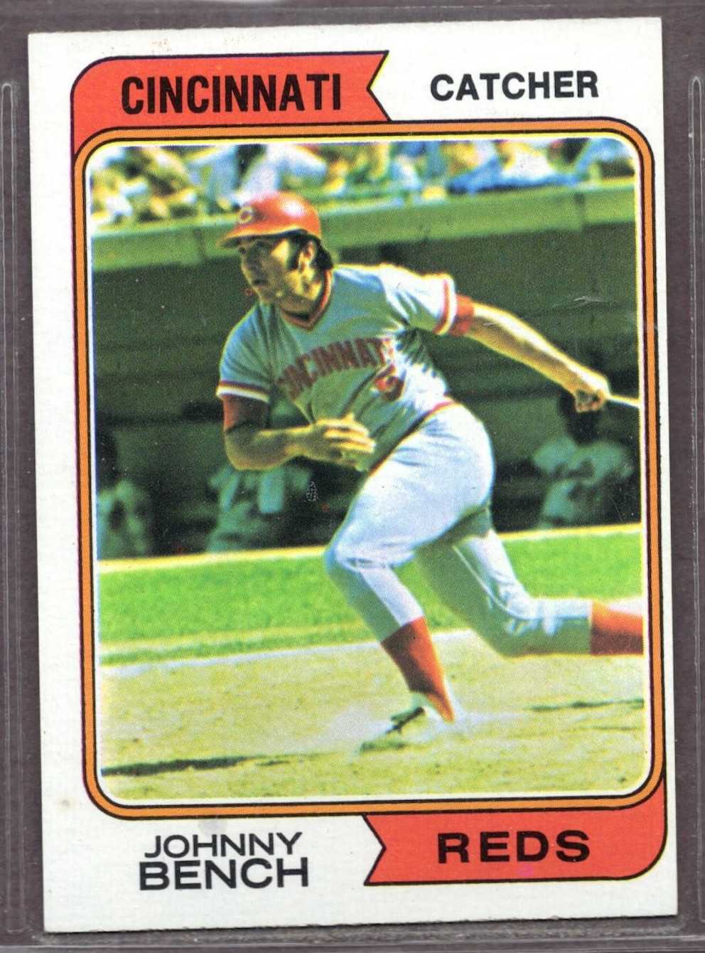 1974 Topps Set-Break # 10 Johnny Bench EX-EXMINT *JAYSACE*