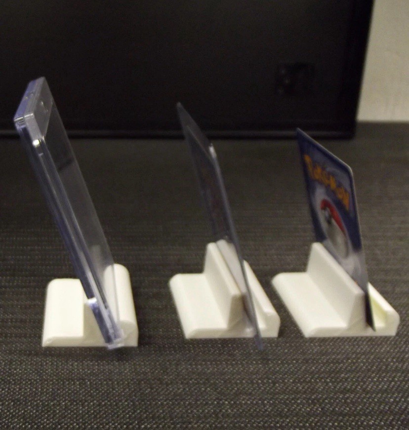 3 PACK 3D Graded Card Stand Holder PSA Display 🔥UNIVERSAL🔥 Top loader & Slabs
