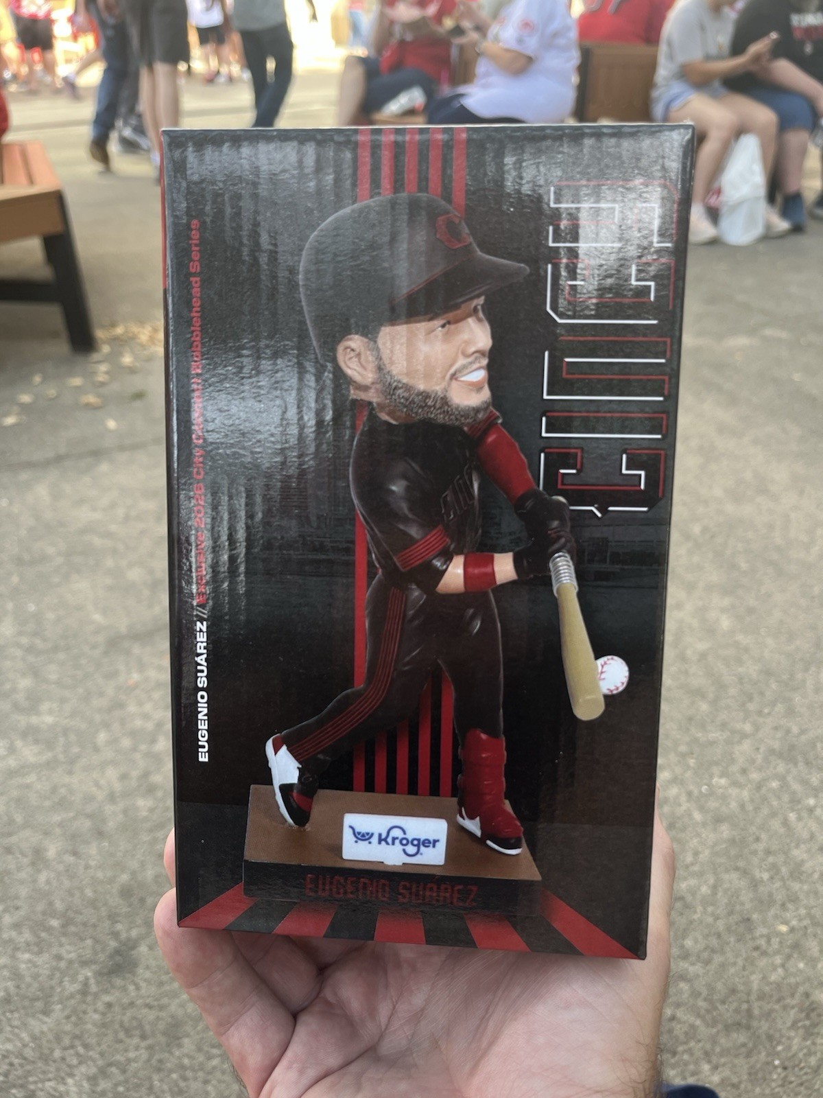2026 Cincinnati Reds Eugenio Suarez City Connect Bobblehead 6/24/26