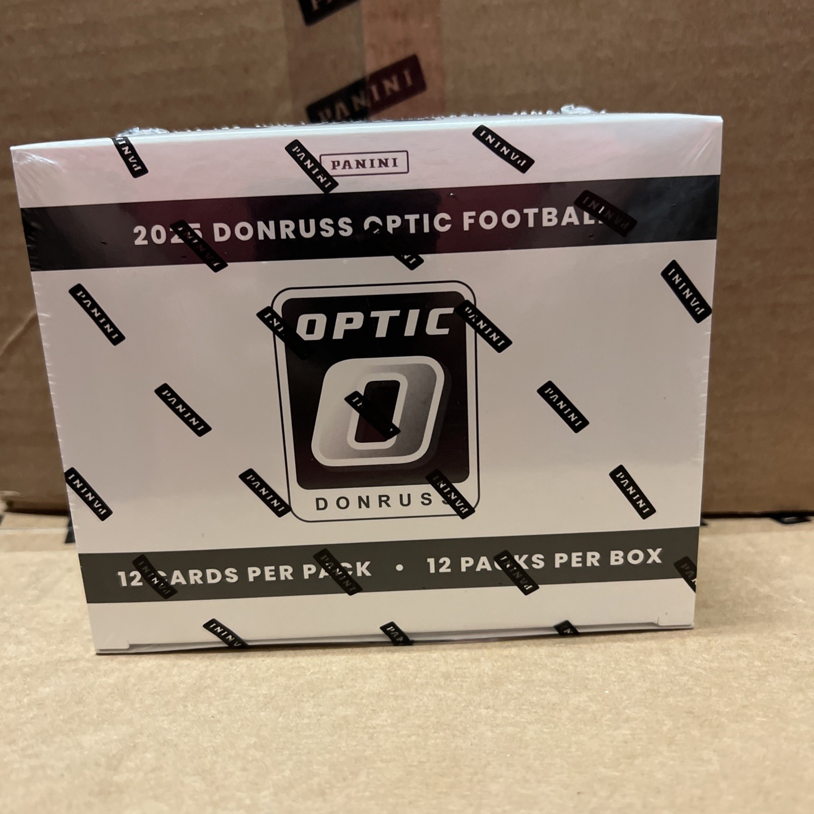 2025 Panini Donruss Optic Football NFL Factory Sealed 12 Pack Fat Pack Box