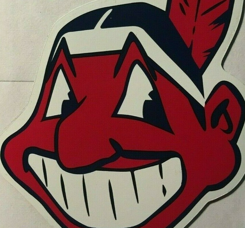Cleveland Indians magnet Chief Wahoo car magnet 6″ tall magnet chief wahoo