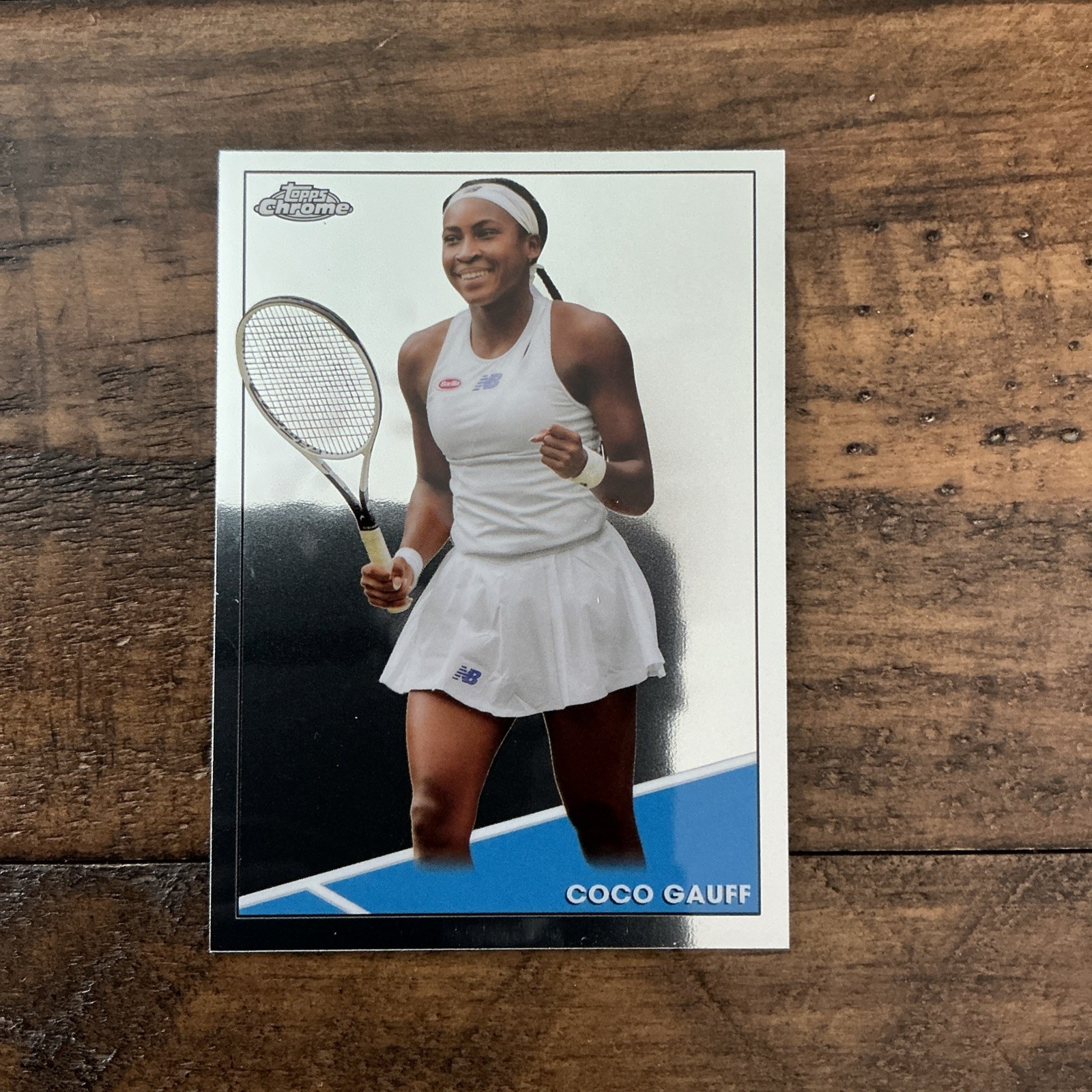 2021 Topps Chrome Tennis #100 Coco Gauff Rookie