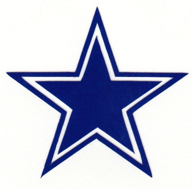Highly Reflective Dallas Cowboys decal helmet hard hat up to 14″ FREE TRACKING