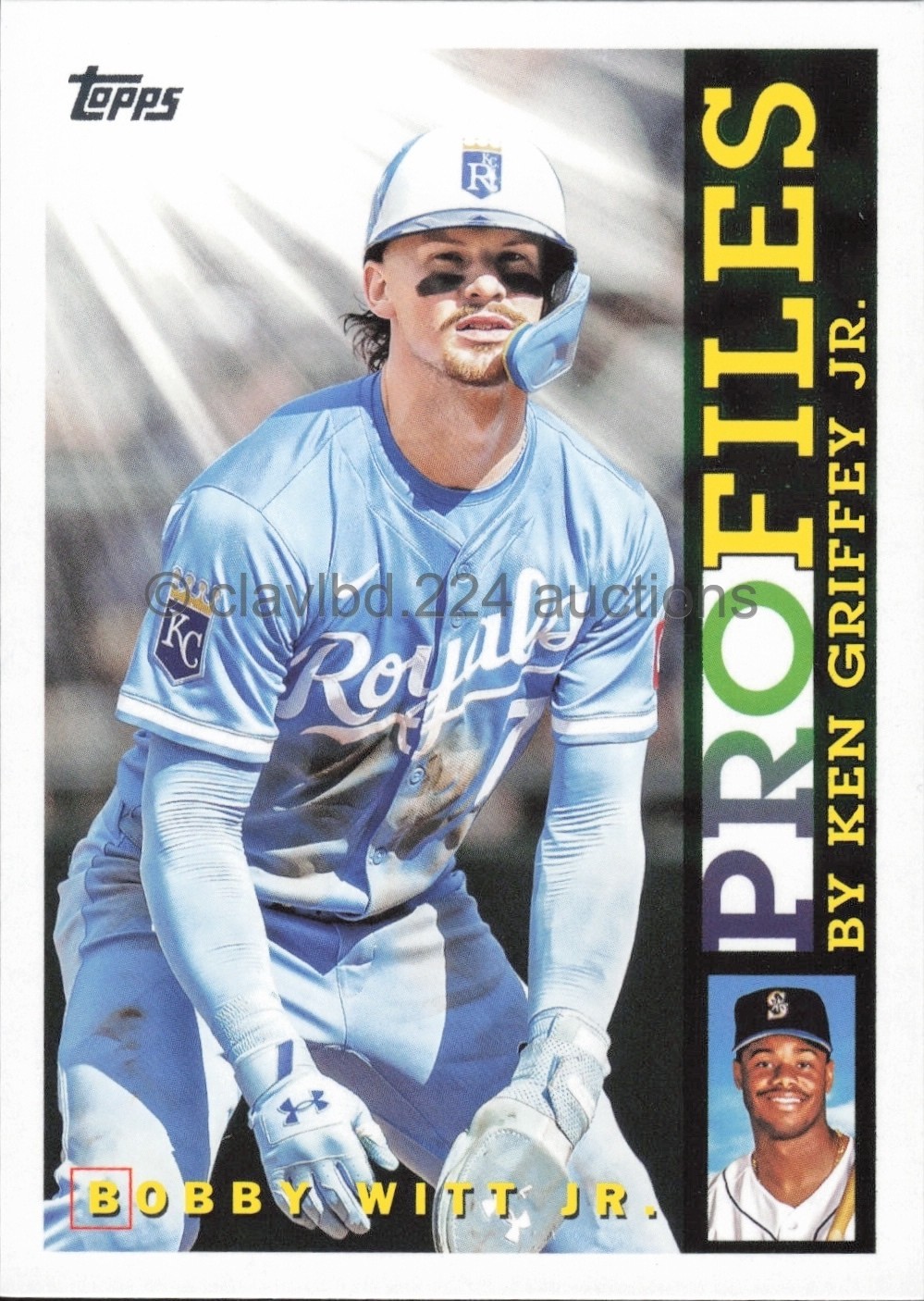 2026 TOPPS MLB – Bobby Witt Jr – Profiles by Ken Griffey Jr #TP-16 Royals