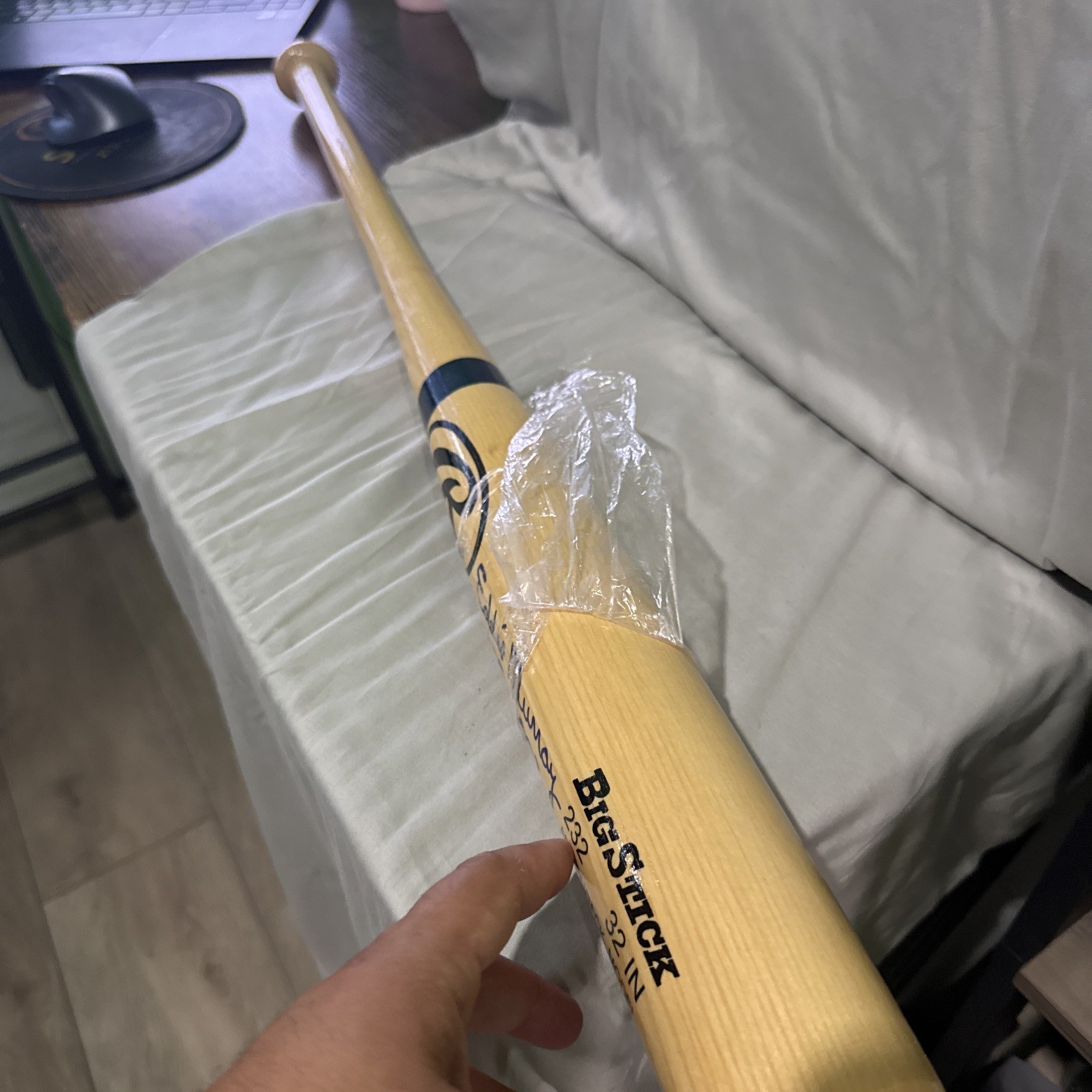 Eddie Murray Baltimore Orioles Signed Rawligns Pro Bat w/HOF 2003 Stiener coa