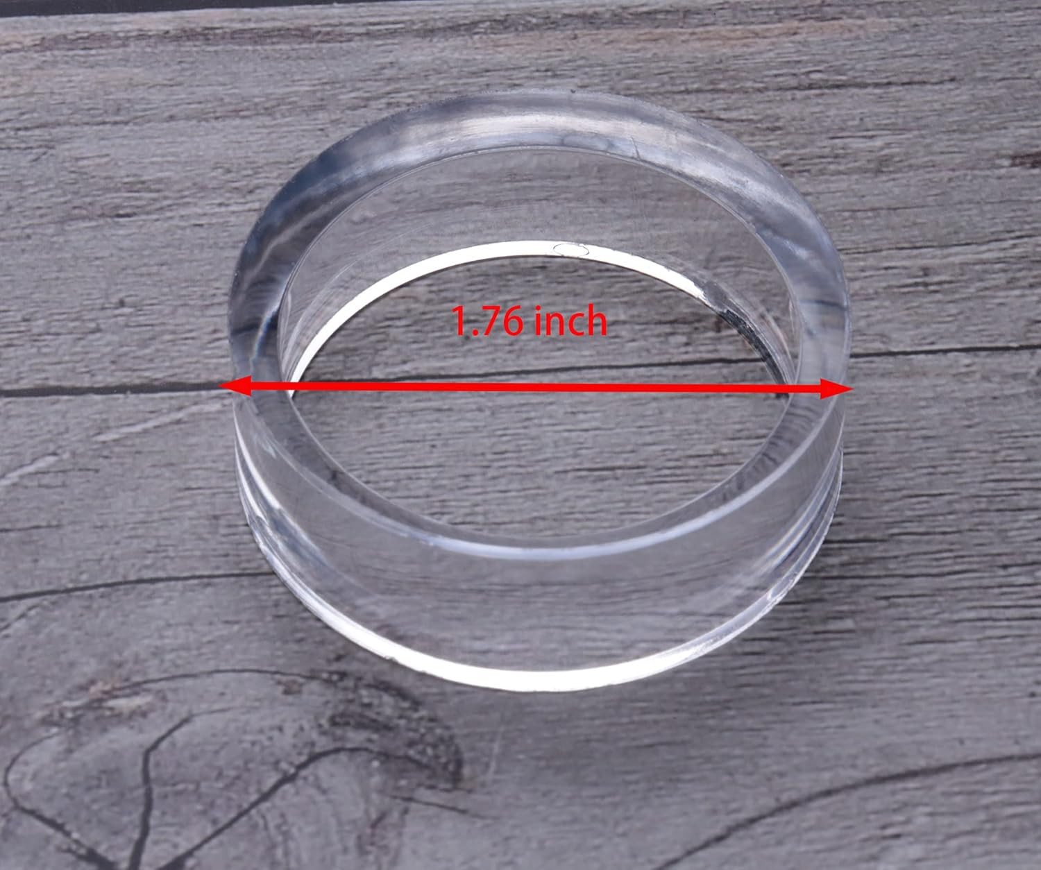 9 Pcs Acrylic Clear Small round Display Stands for Balls and Marbles (Large)