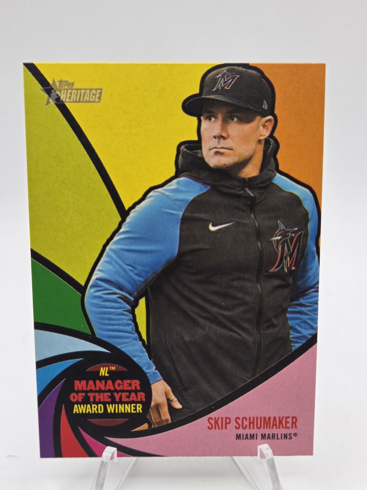 2024 Topps Heritage High Number – Award Winners Skip Schumaker #AW-8