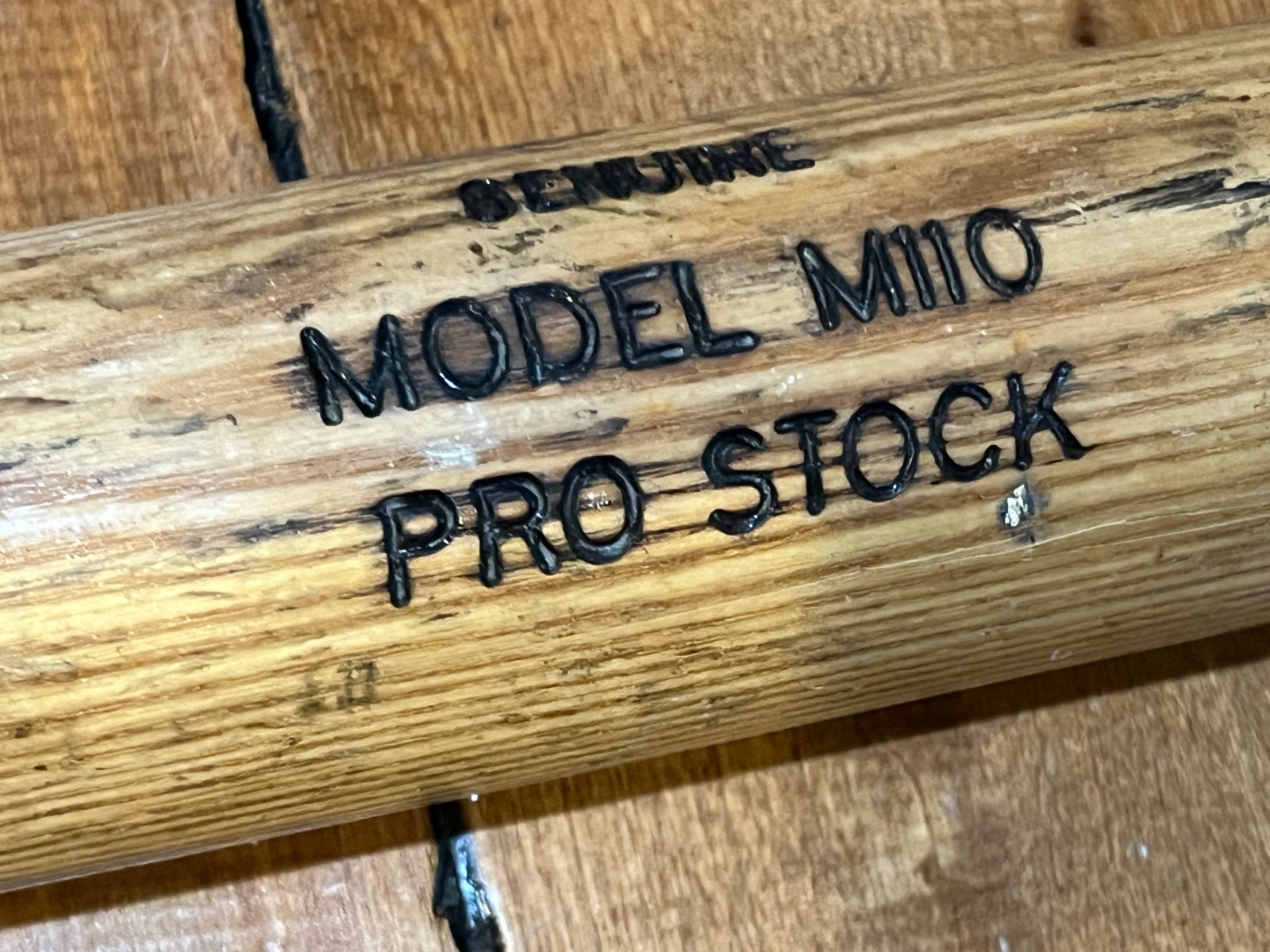 UNKNOWN #36 SIGNED GAME USED LOUISVILLE SLUGGER PRO STOCK Baseball Bat 33.5″