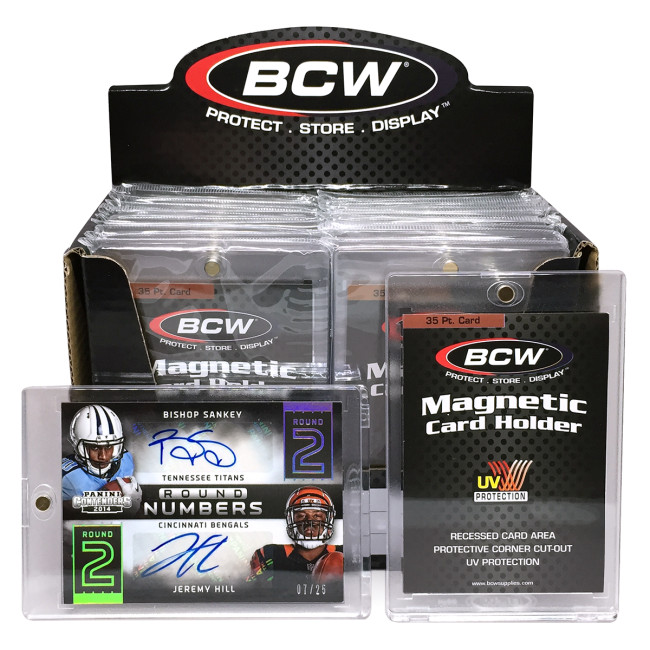 80 BCW Magnetic 35pt. Standard Sized Card Holders