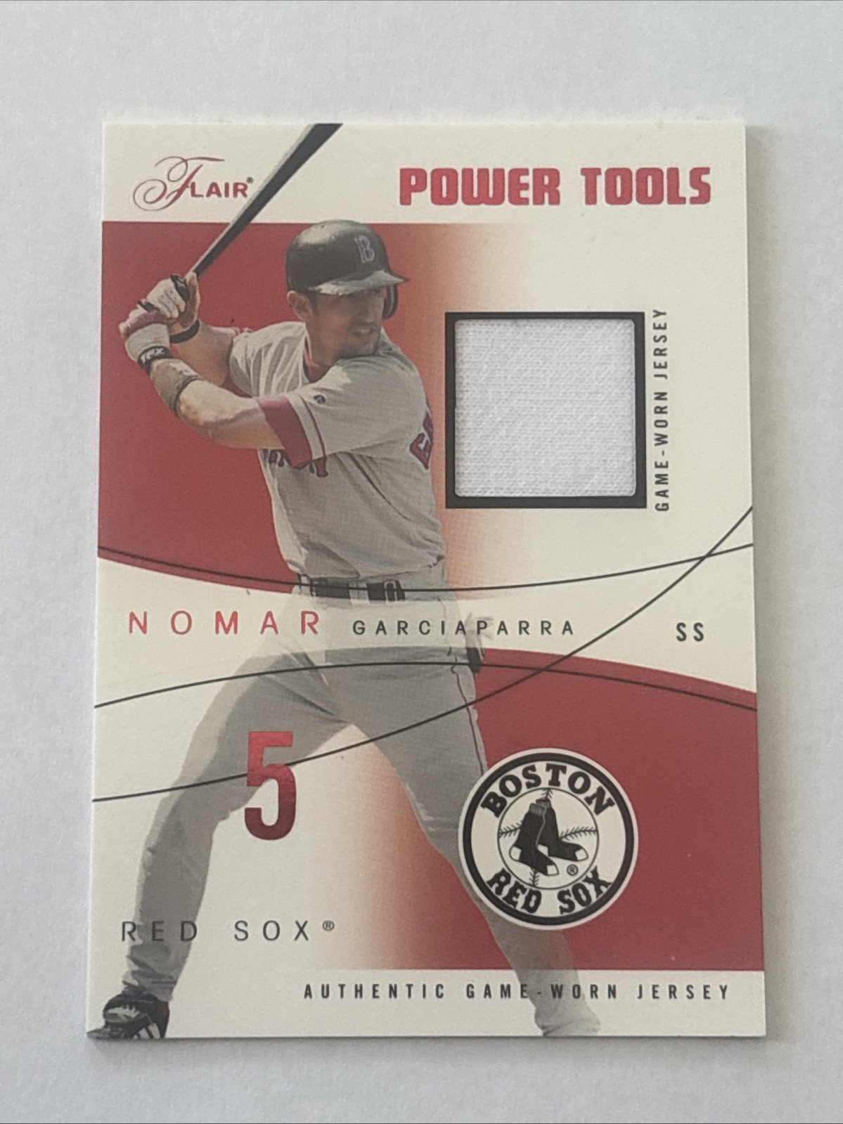 2004 Flair Power Tools RED /175 Nomar Garciaparra #PT-NG MLB Red Sox