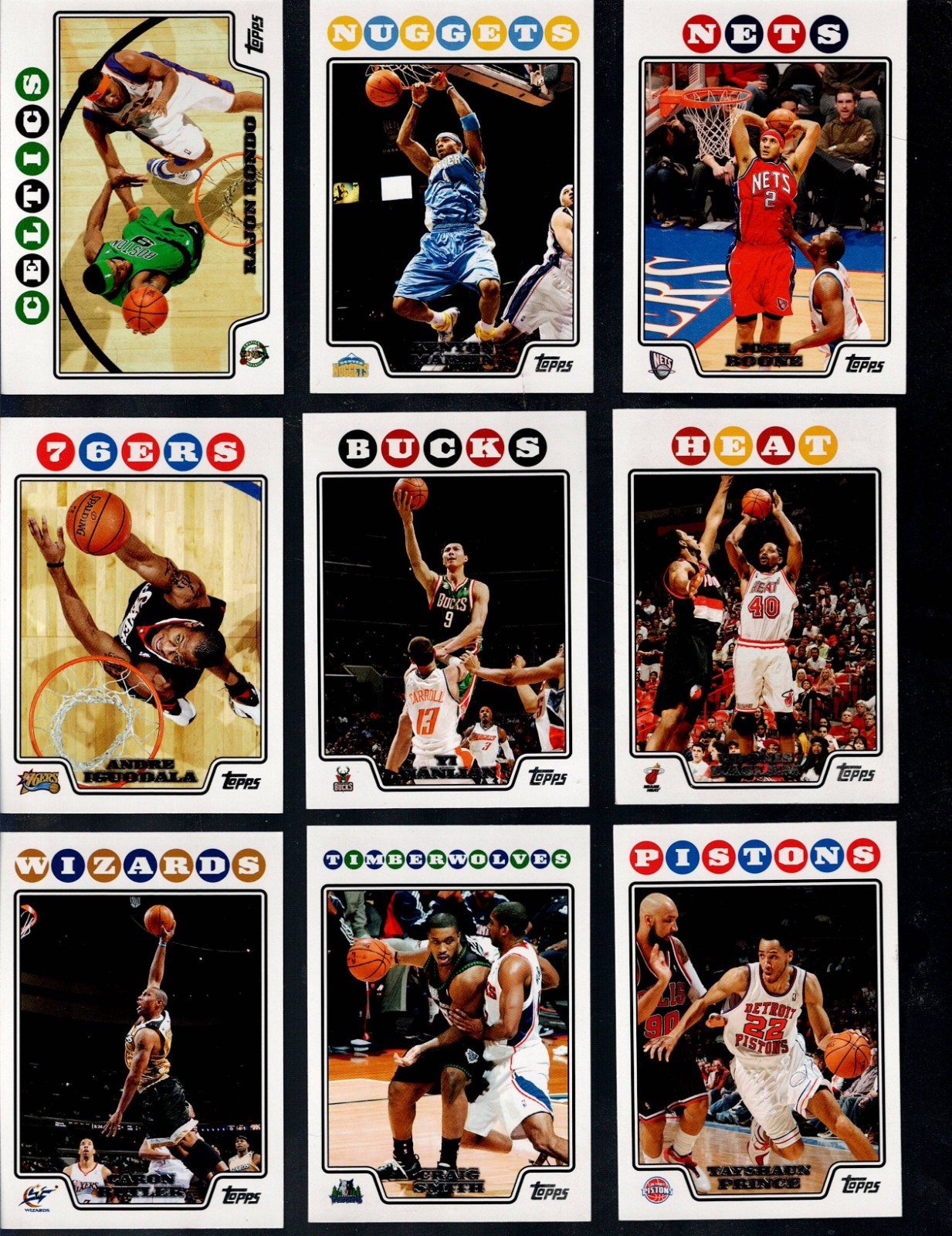 2008-09 TOPPS BASKETBALL COMPLETE YOUR SET U PICK 1-250