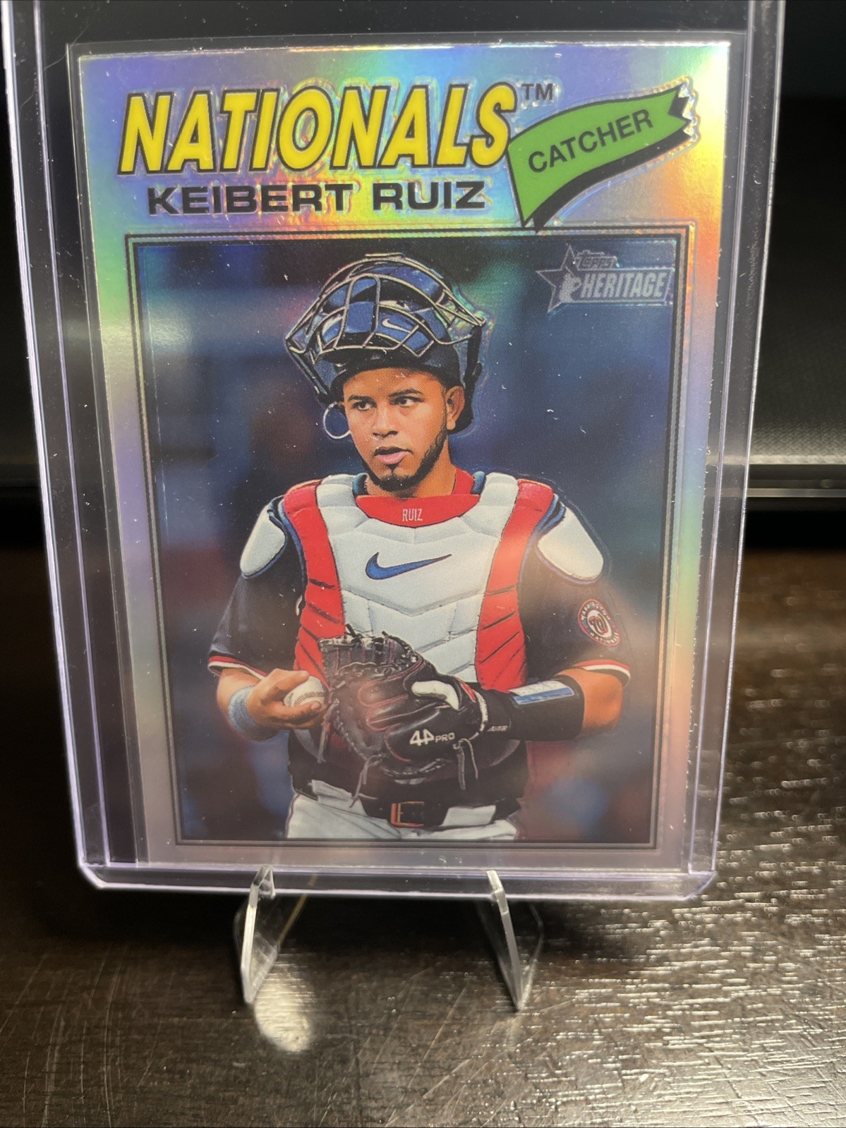 2026 Topps Heritage – Keibert Ruiz #201 Chrome Refractor