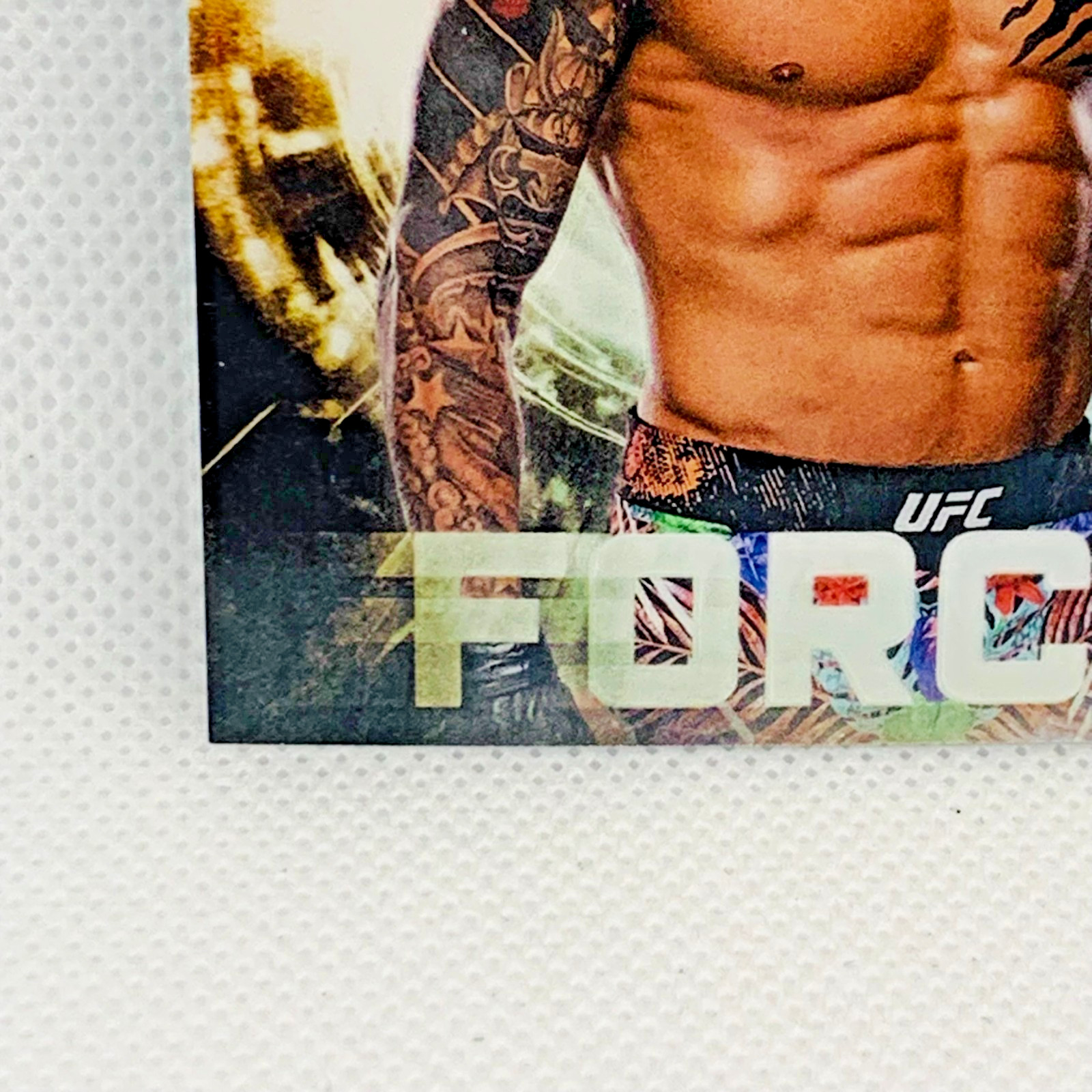 2026 Topps Chrome UFC – Case Hit Dustin Poirier Immortal Force SSP Insert IF-12