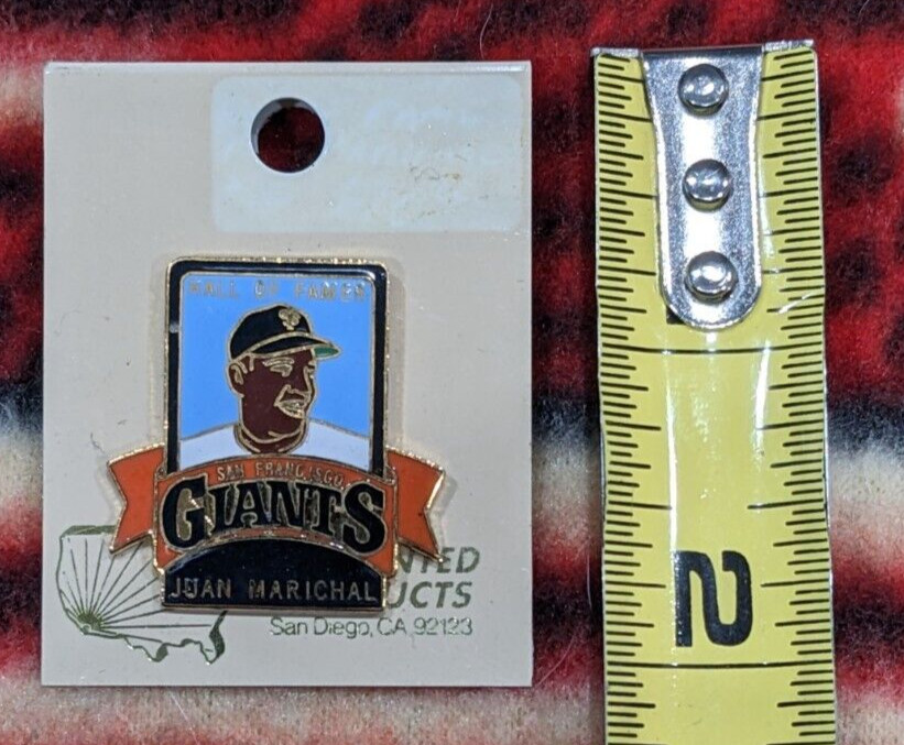 JUAN MARICHAL GIANTS HALL OF FAME COLLECTIBLE PIN 1 INCH OFFICIALLY LICENCED 16
