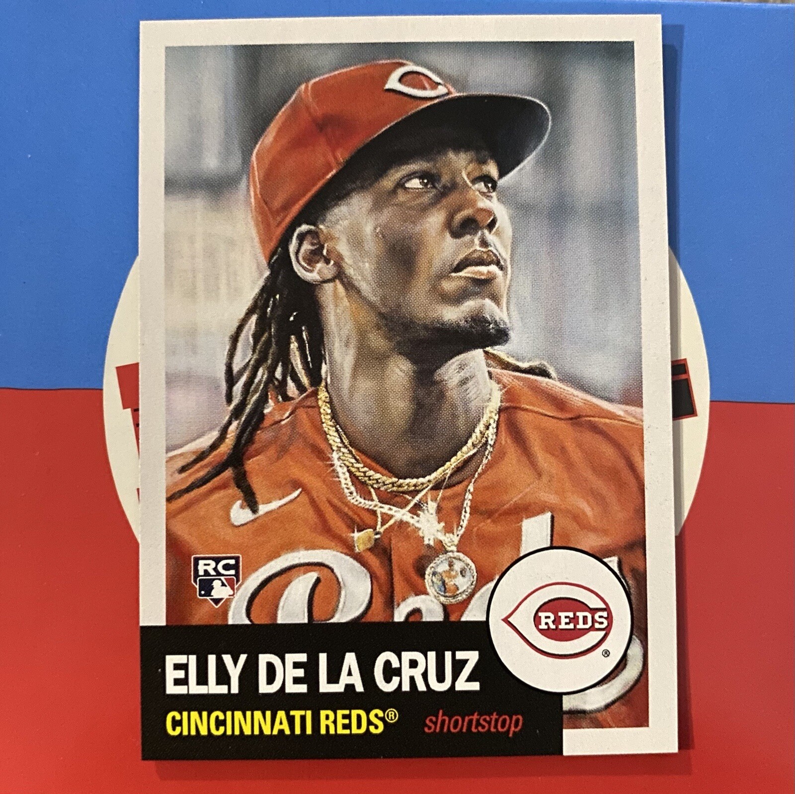 topps mlb living set card 706 – elly de la cruz, make a offer