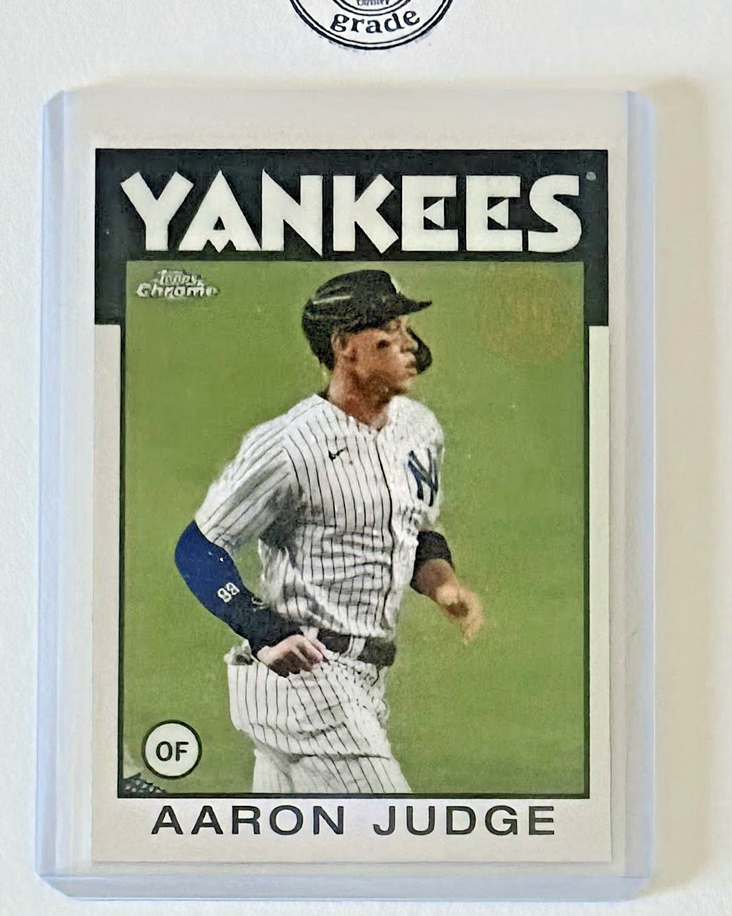 2021 topps chrome 1986 topps baseball aaron judge #86bc-1 yankees | pack pulled